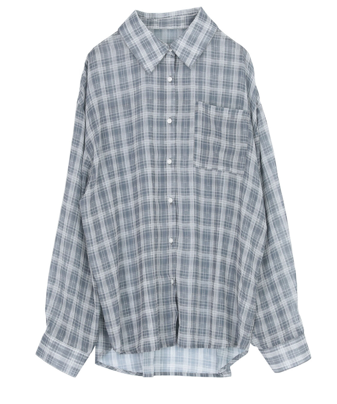 titivate「シアーチェックデザインシャツ」|シャツ・ブラウス|