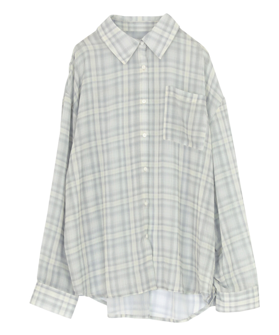 titivate「シアーチェックデザインシャツ」|シャツ・ブラウス|