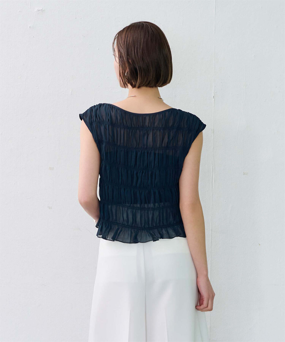 ur's「ノースリーブシャーリングブラウス」|シャツ・ブラウス|