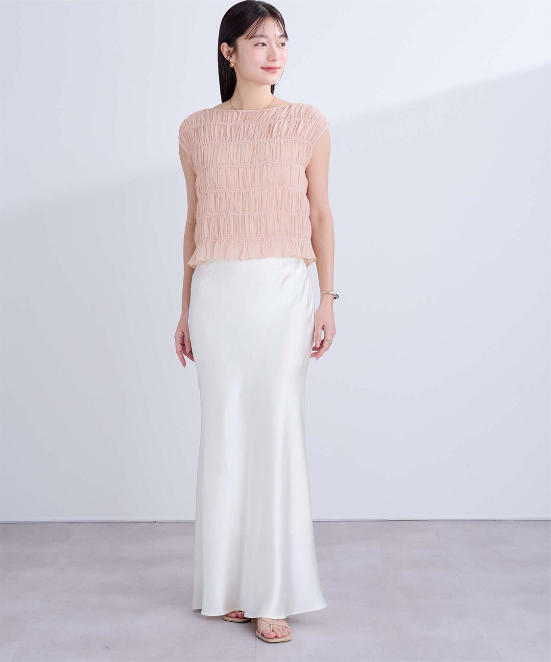 ur's「ノースリーブシャーリングブラウス」|シャツ・ブラウス|