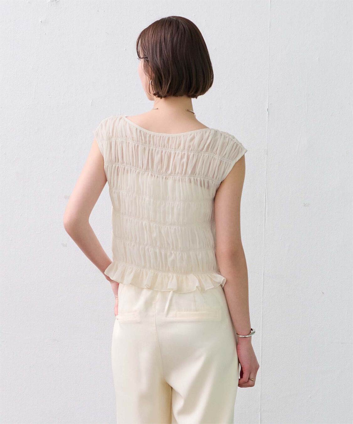 ur's「ノースリーブシャーリングブラウス」|シャツ・ブラウス|