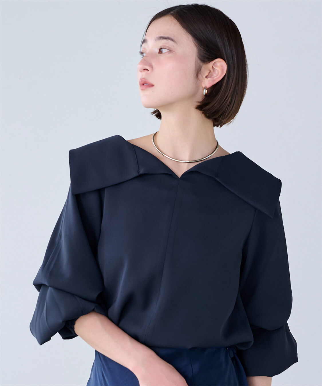 ur's「3wayワイド襟ブラウス」|シャツ・ブラウス|