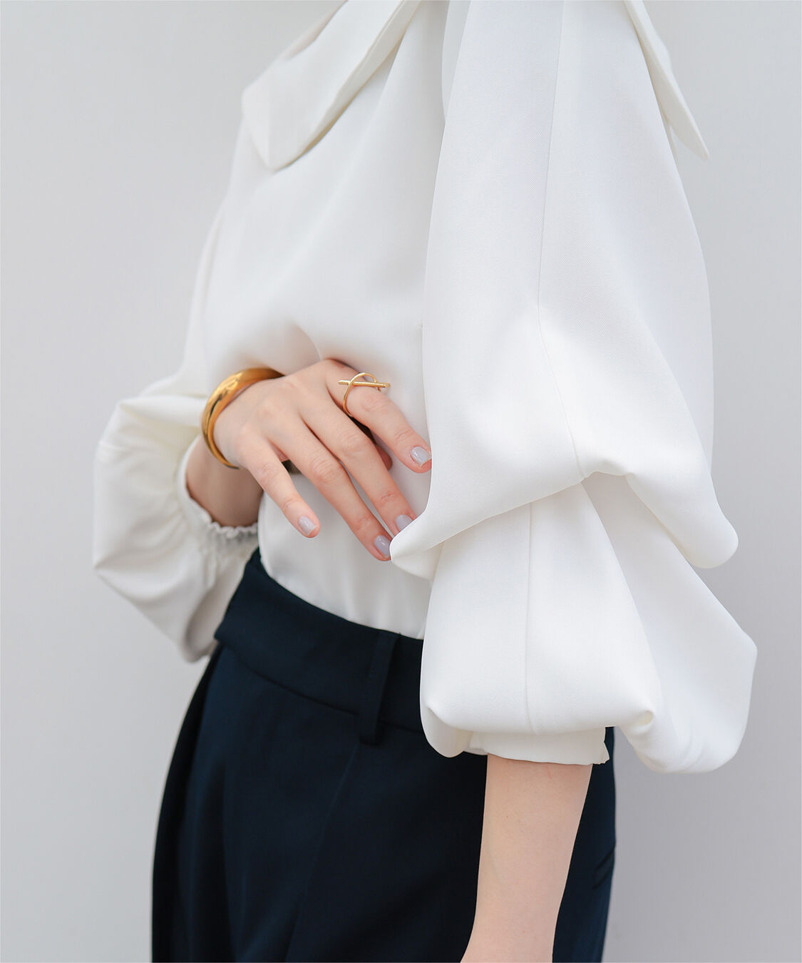 ur's「3wayワイド襟ブラウス」|シャツ・ブラウス|