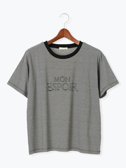 Te chichi「フレームロゴプリントTシャツ」|Tシャツ・カットソー|