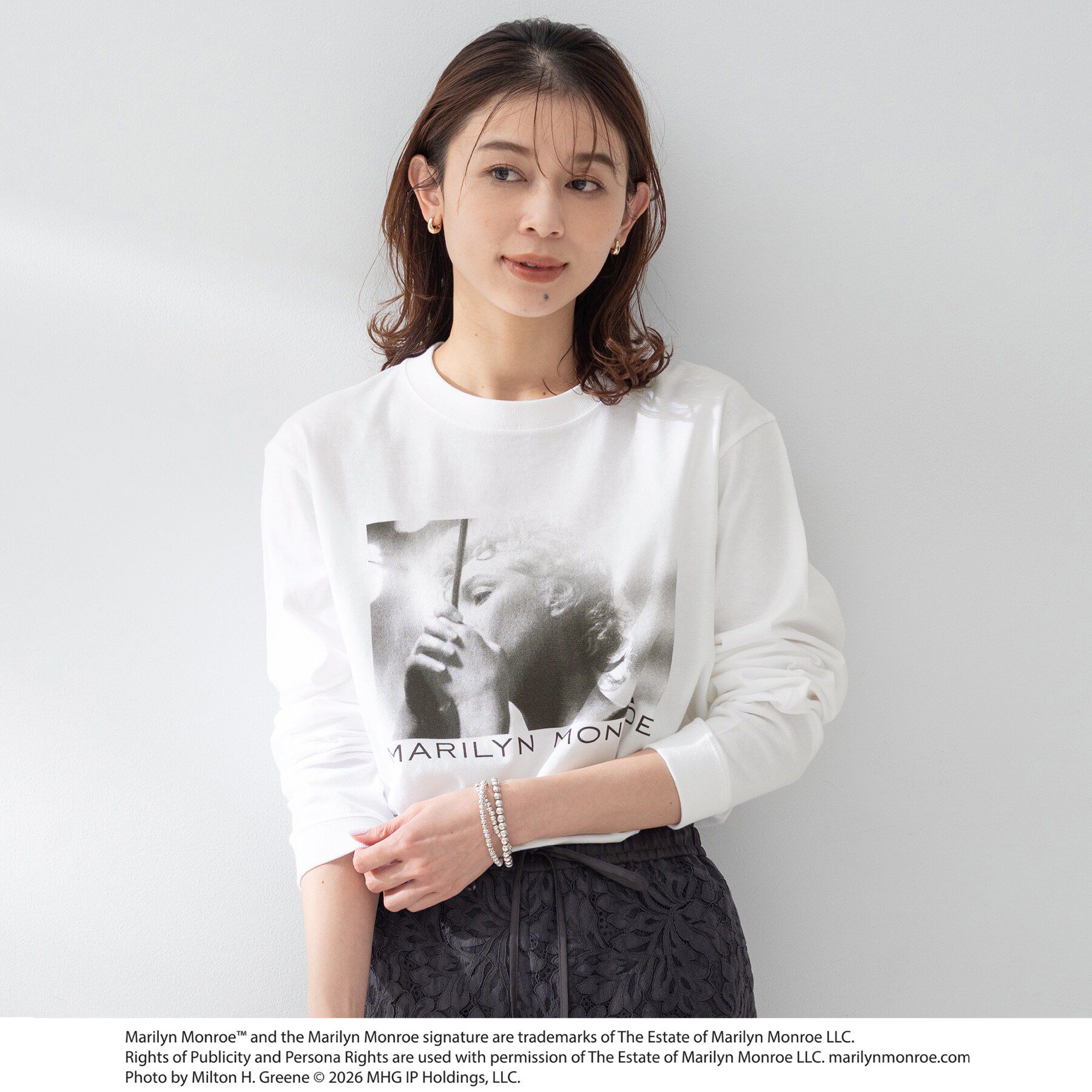 UNTITLED「【MARILYN MONROE】GOOD ROCK SPEED ロングスリーブTシャツ」|Tシャツ・カットソー|