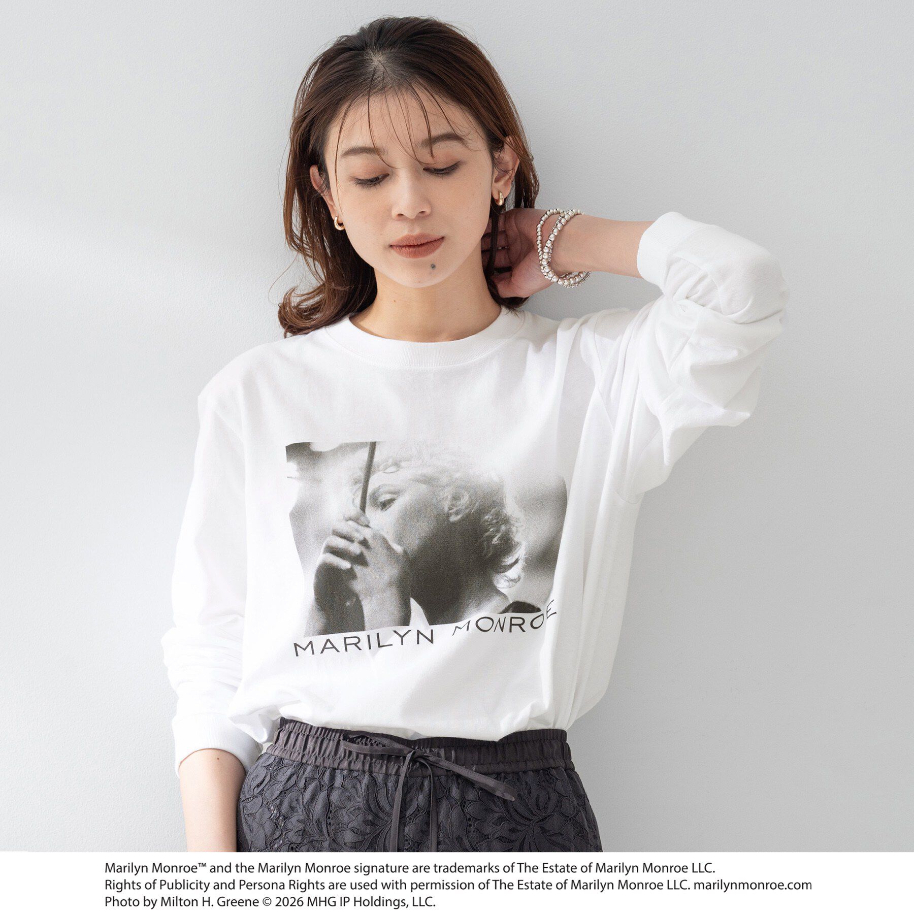 UNTITLED「【MARILYN MONROE】GOOD ROCK SPEED ロングスリーブTシャツ」|Tシャツ・カットソー|