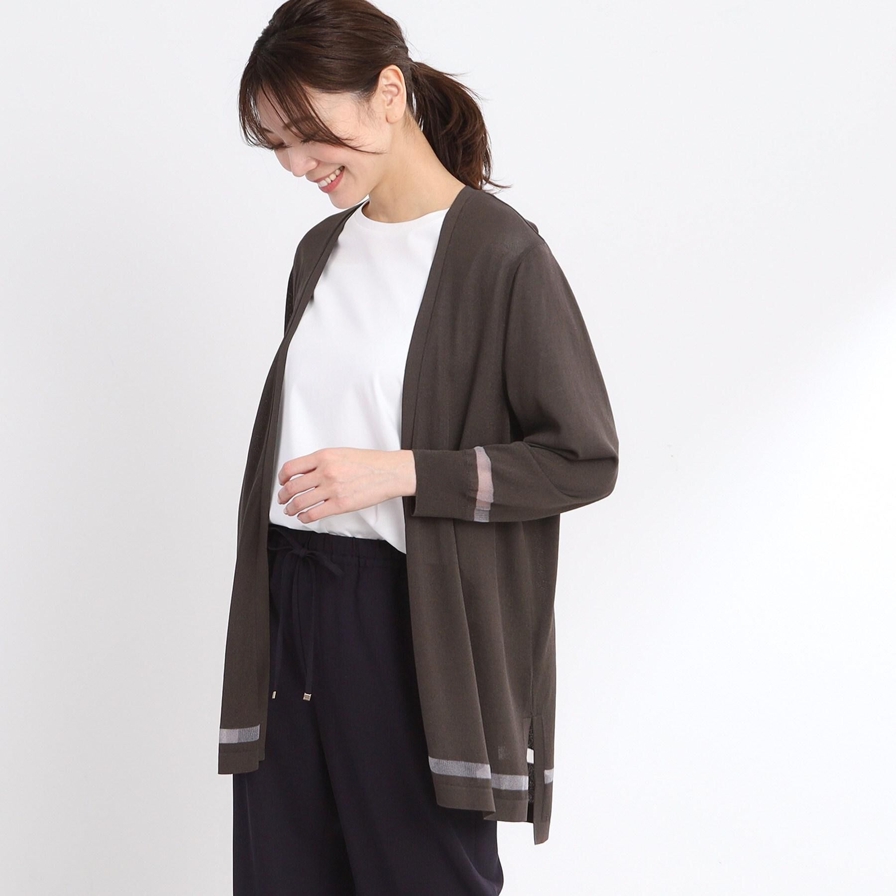 Reflect「【手洗い可】着流しカーディガン」|カーディガン|