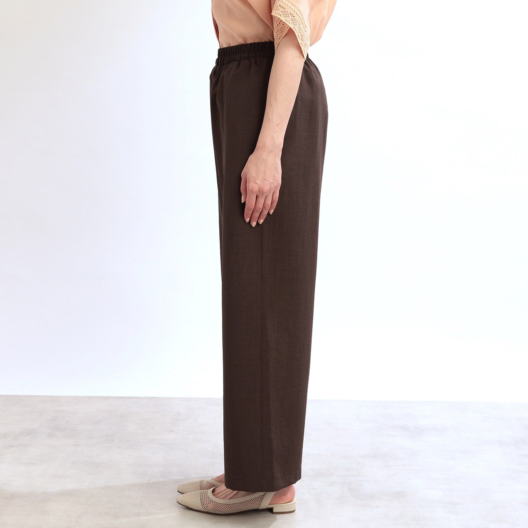 Reflect「【ウエスト総ゴム／脚長効果◎】ドライタッチワイドパンツ」|その他|