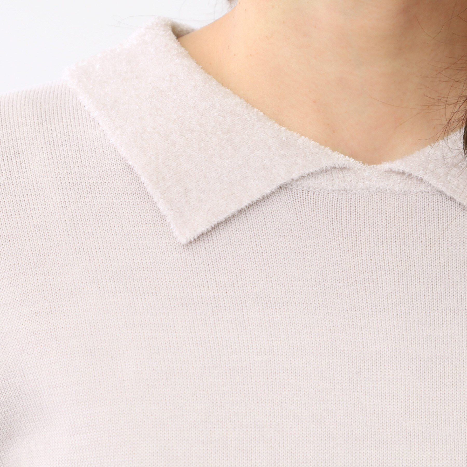 Reflect「【着映え◎】衿つきニットトップス」|ニット・セーター|