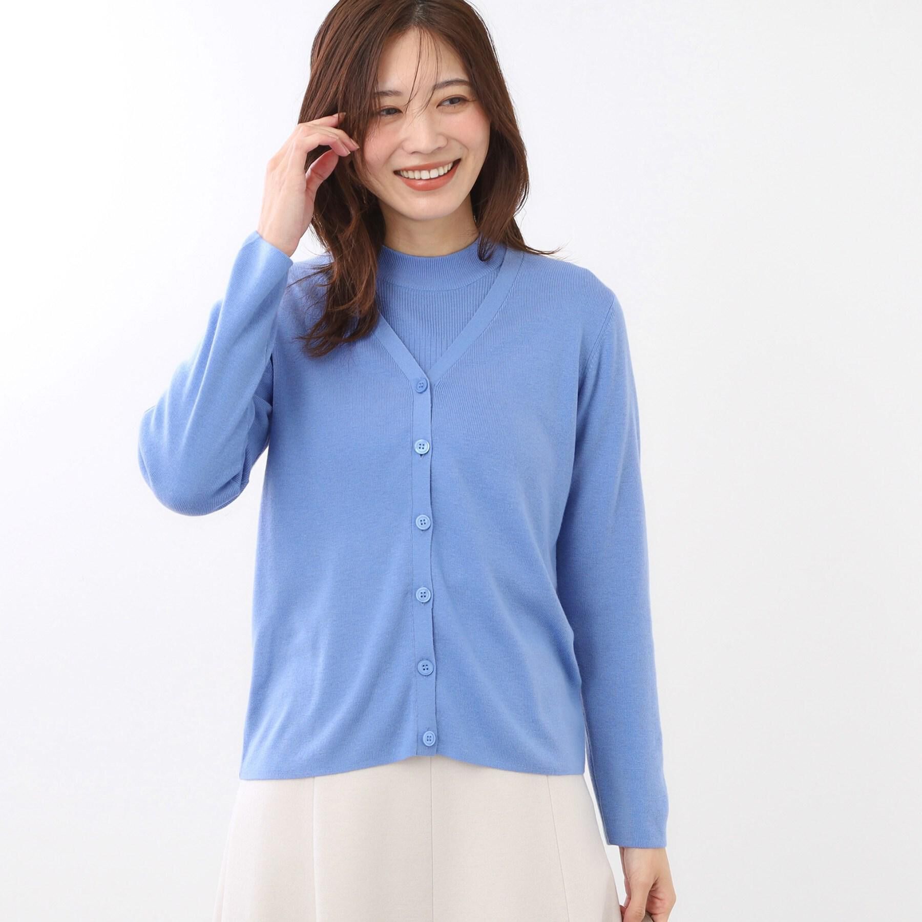 Reflect「【選べる5色／アンサンブル可】Vネックカーディガン」|カーディガン|