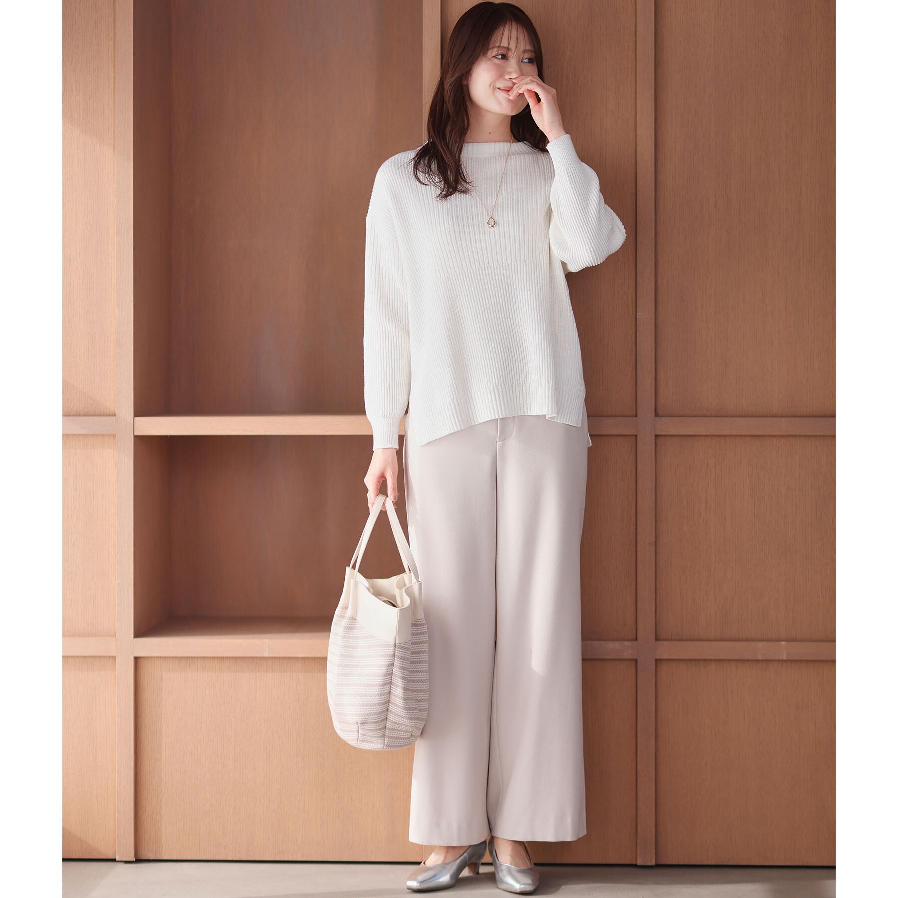 Reflect「【裏起毛／ゆったりシルエット】ストレートワイドパンツ」|その他|