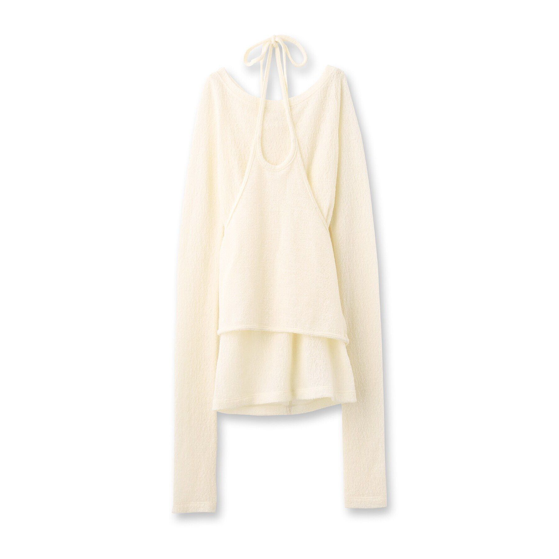 DRESSTERIOR「muller of yoshiokubo（ミュラーオブヨシオクボ）レイヤードトップス」|Tシャツ・カットソー|ホワイト(001)