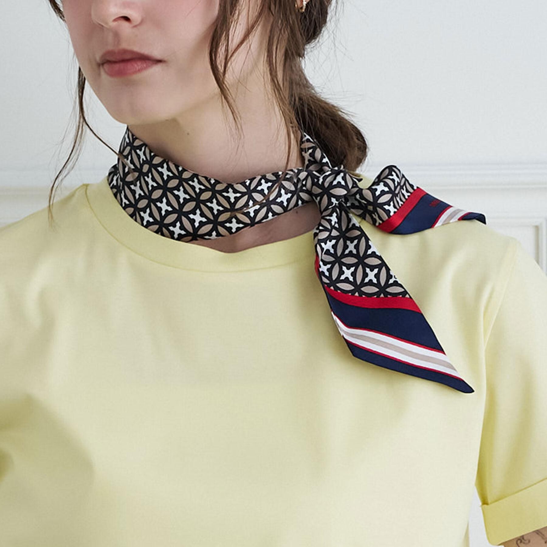 DRESSTERIOR「【大人MUSE5月号掲載】オーバーラップサークルツイリースカーフ」|バンダナ・スカーフ|