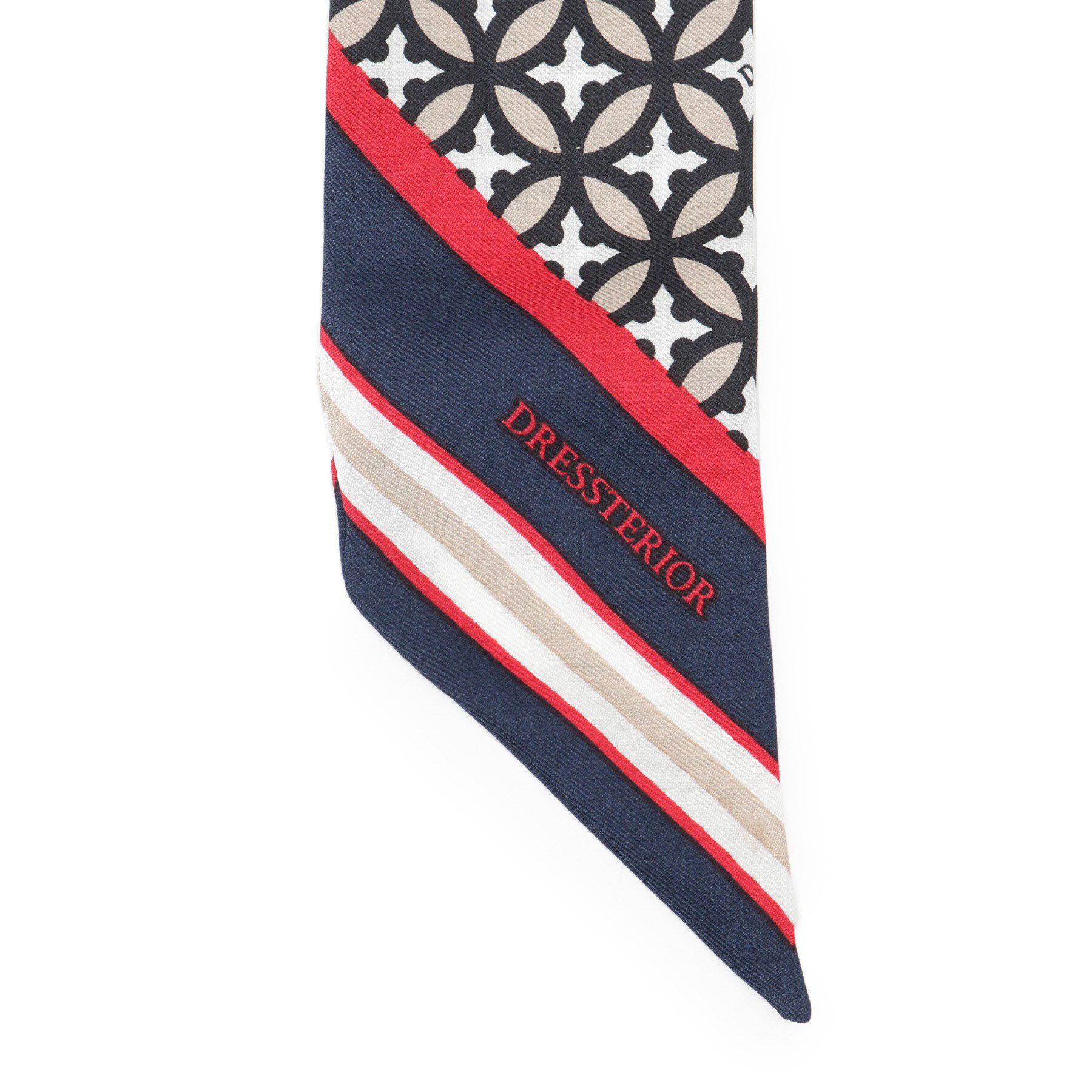 DRESSTERIOR「【大人MUSE5月号掲載】オーバーラップサークルツイリースカーフ」|バンダナ・スカーフ|