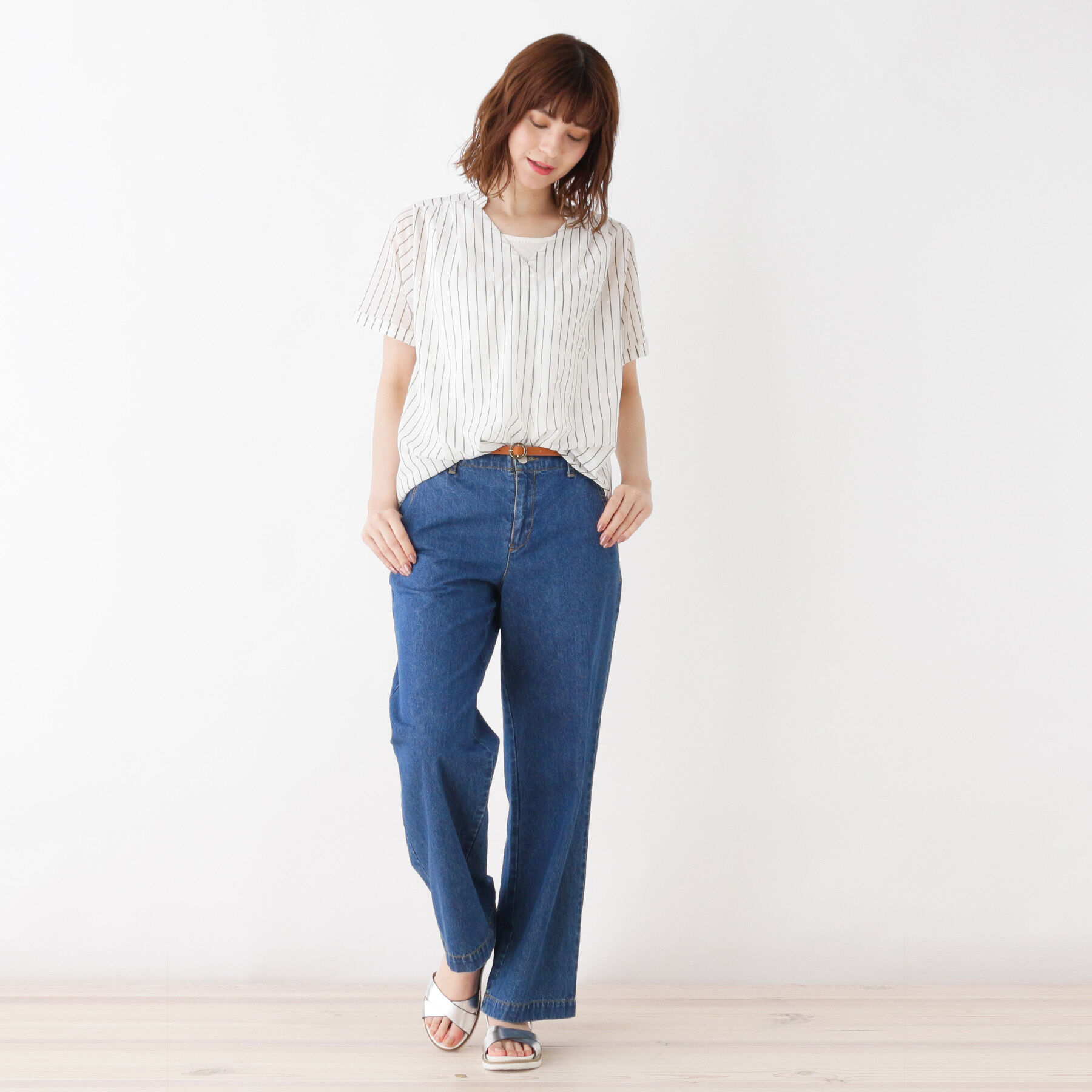 grove「タンクトップ付きブラウス」|シャツ・ブラウス|