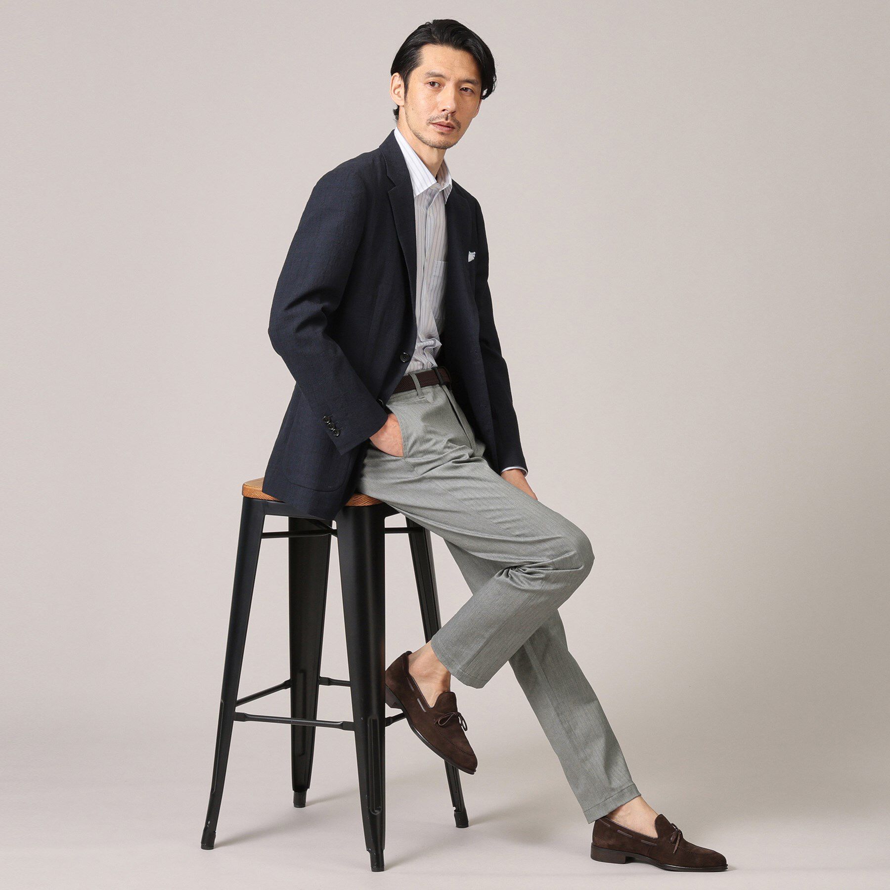 TAKEO KIKUCHI「【全7サイズ&times;8色展開！】トップマルチヘリンボン パンツ」|その他|