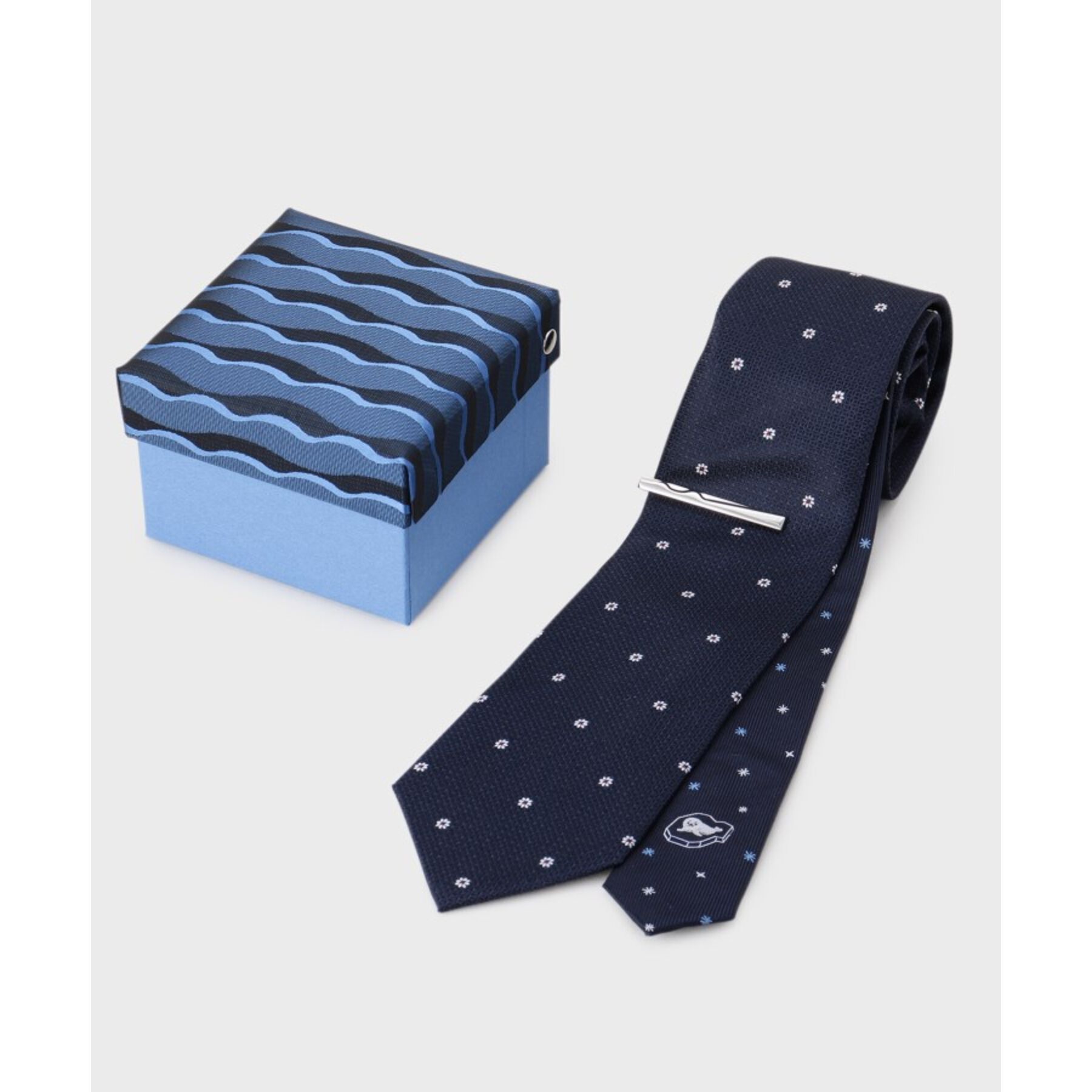 TAKEO KIKUCHI「【BOXセット】Sea Creatures ネクタイ＆タイバー」|ネクタイ・蝶ネクタイ|