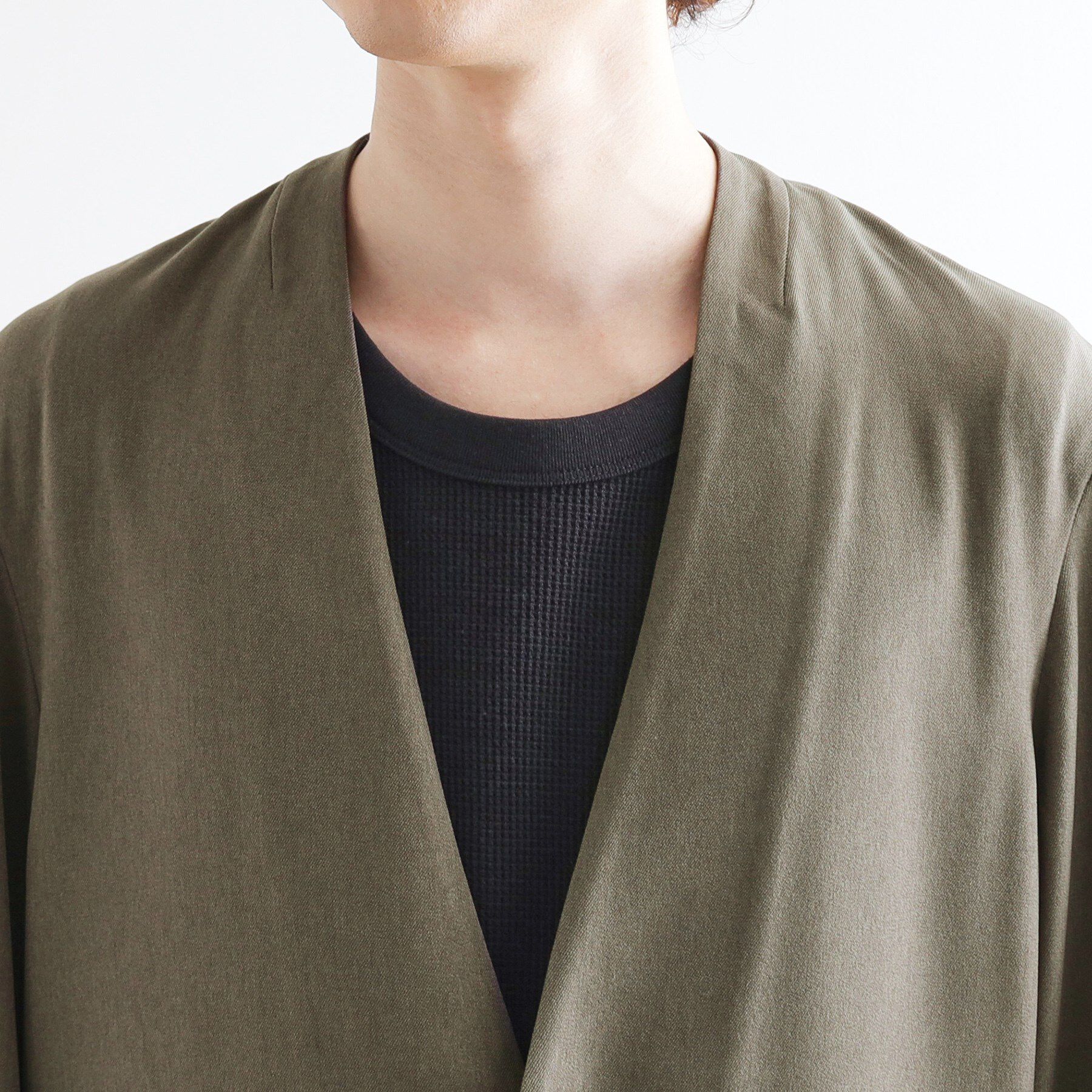 tk.TAKEO KIKUCHI「【セットアップ対応】ポリツイルノーカラージャケット」|ノーカラージャケット|