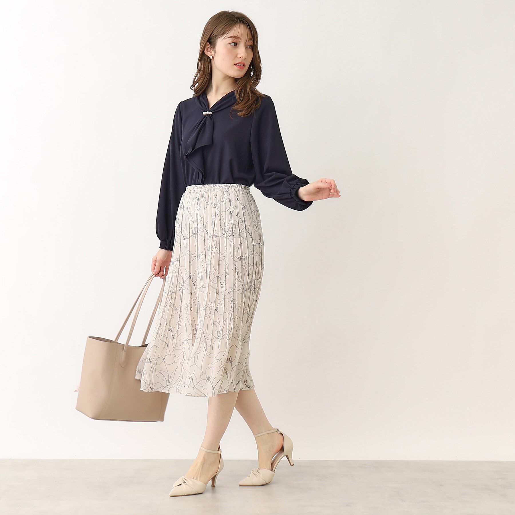 index「《新色追加》着丈が選べる！プリーツフレアスカート【イージーケア／防シワ／洗濯機洗い可】」|スカート|