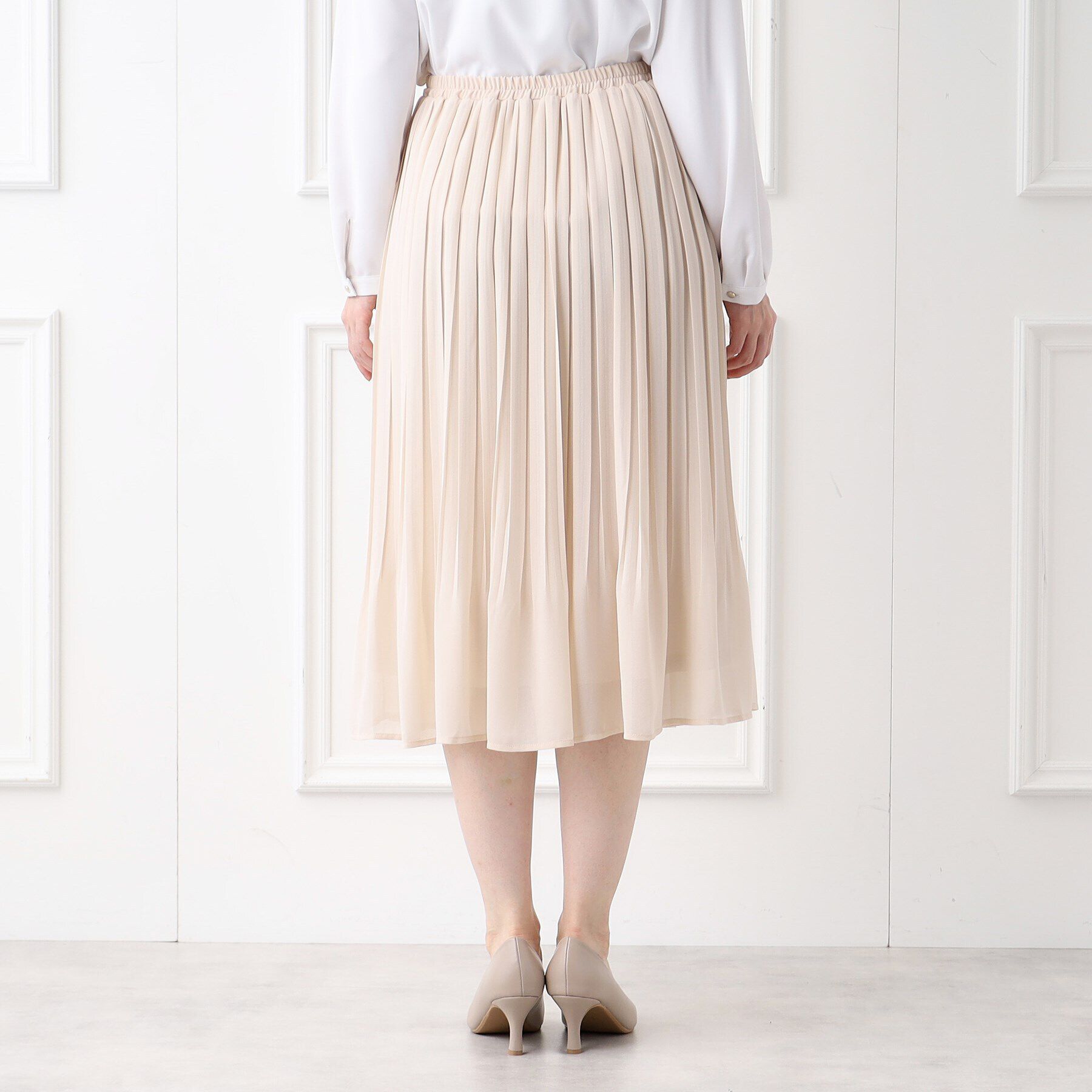 index「《新色追加》着丈が選べる！プリーツフレアスカート【イージーケア／防シワ／洗濯機洗い可】」|スカート|