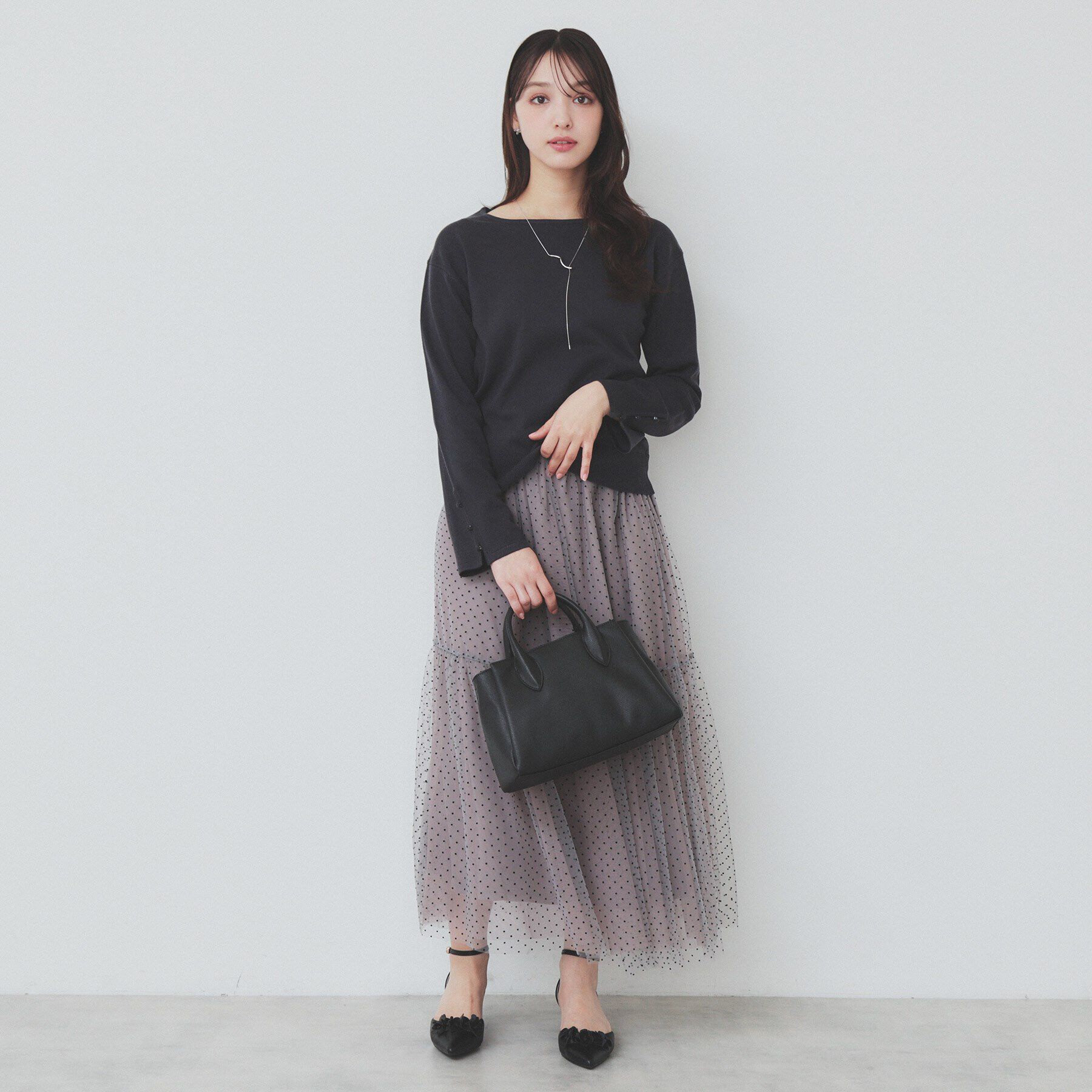 index「袖スリットスリーブニット【洗濯機洗い可】」|ニット・セーター|