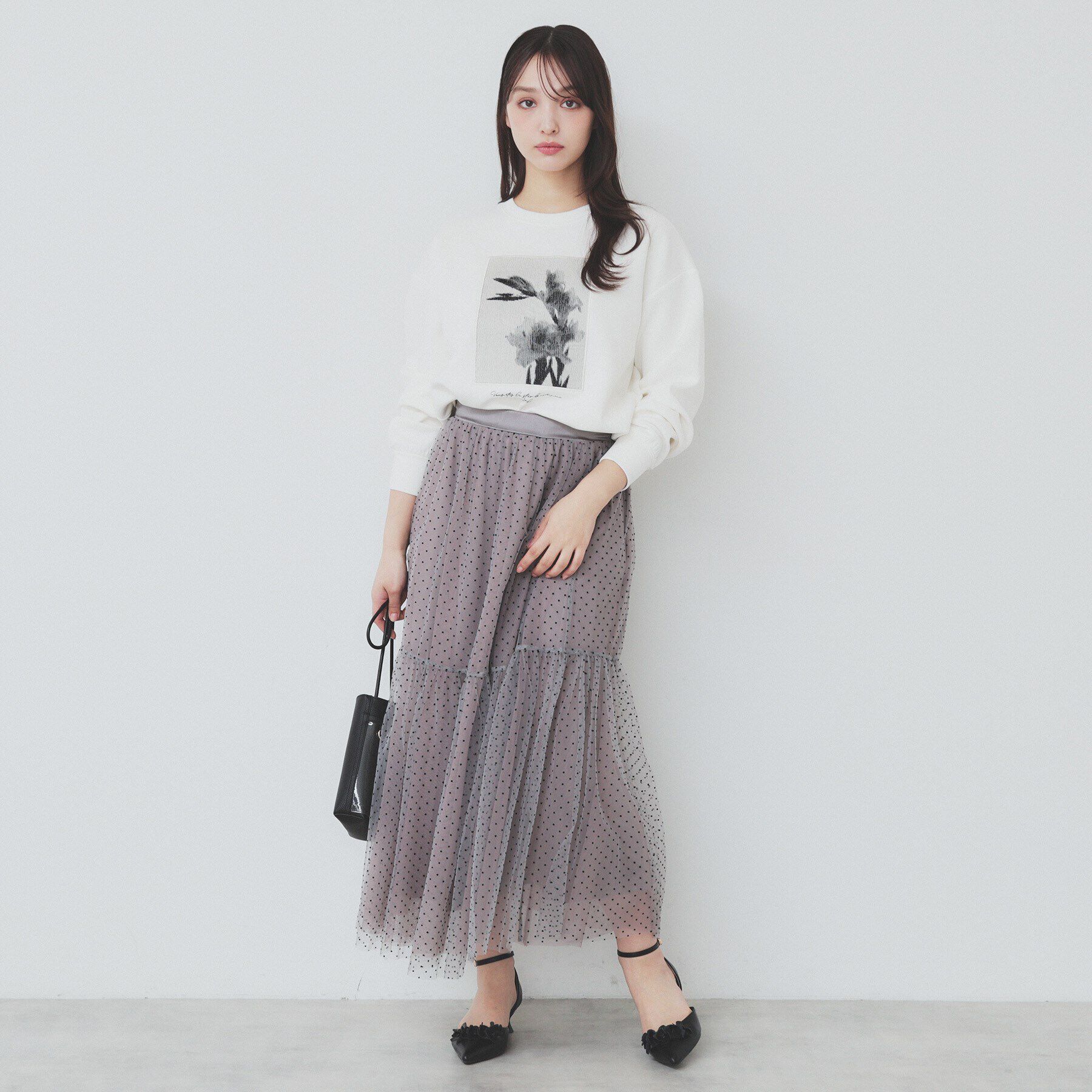 index「フォト刺繍トップス【洗濯機洗い可】」|Tシャツ・カットソー|