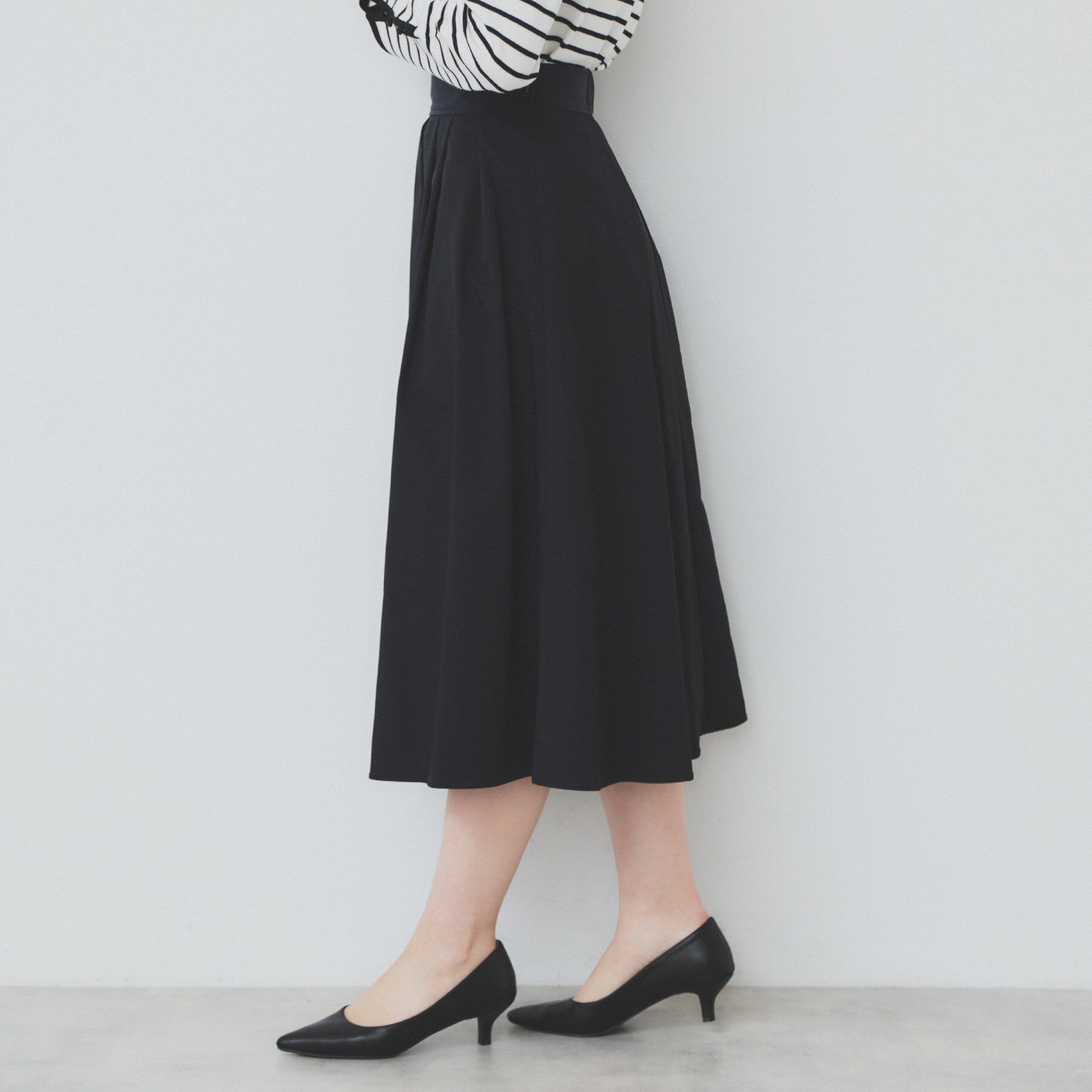 index「アシメタックフレアスカート【洗濯機洗い可/イージーアイロン】」|スカート|