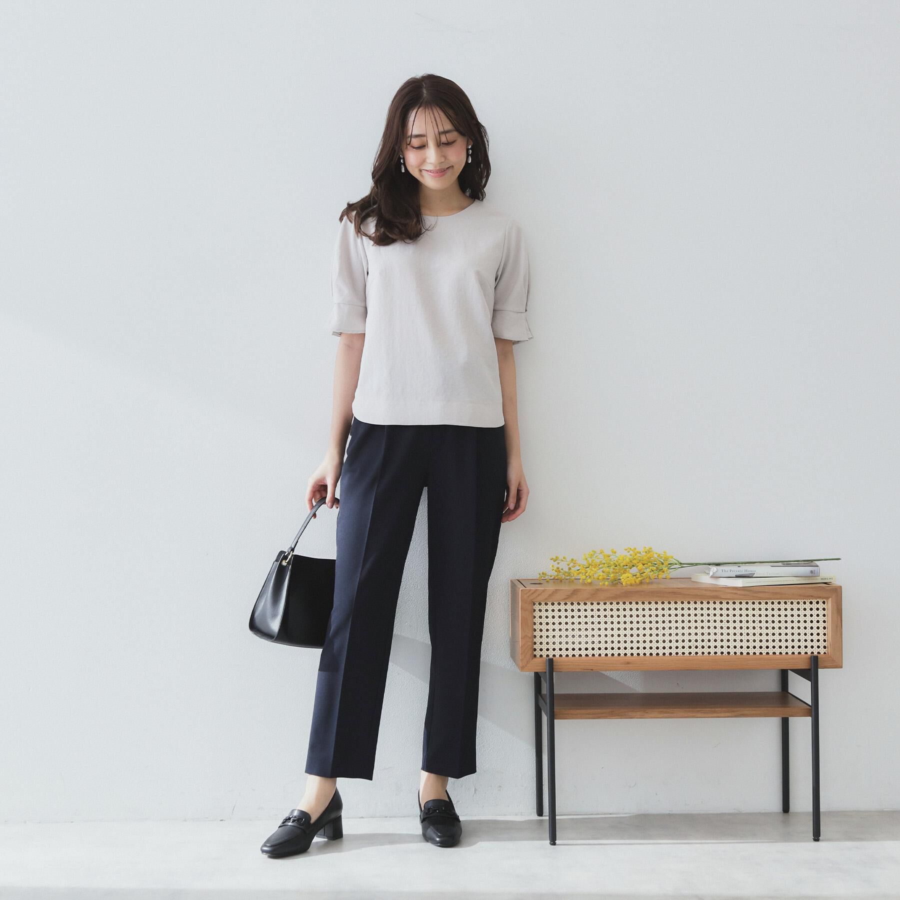 index「ストレッチテーパードパンツ/セットアップ対応可【洗濯機洗い可/イージーアイロン/抗ピル】」|その他|