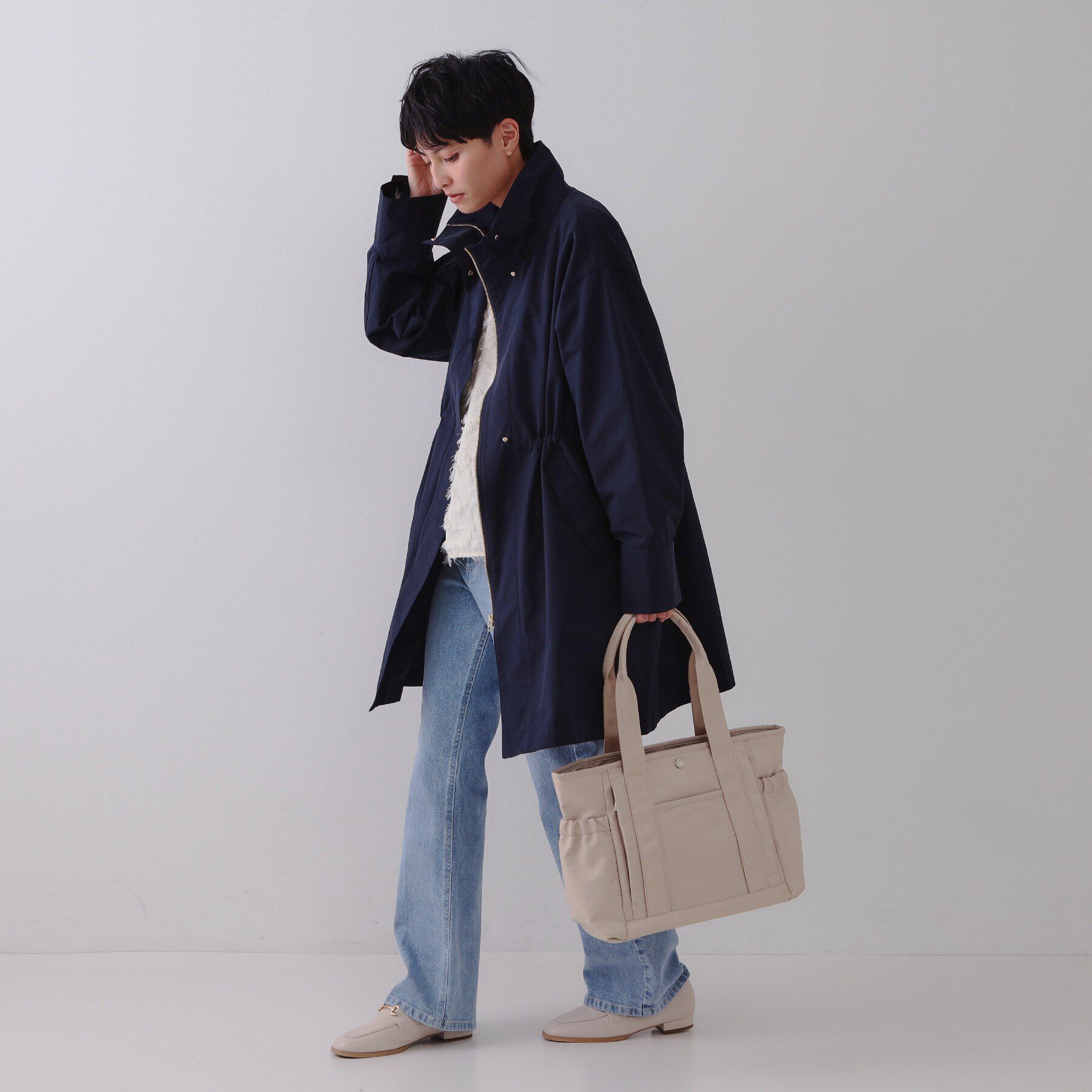 OPAQUE.CLIP「【A4サイズ対応／撥水加工】マルチポケットトートバッグ」|トートバッグ|