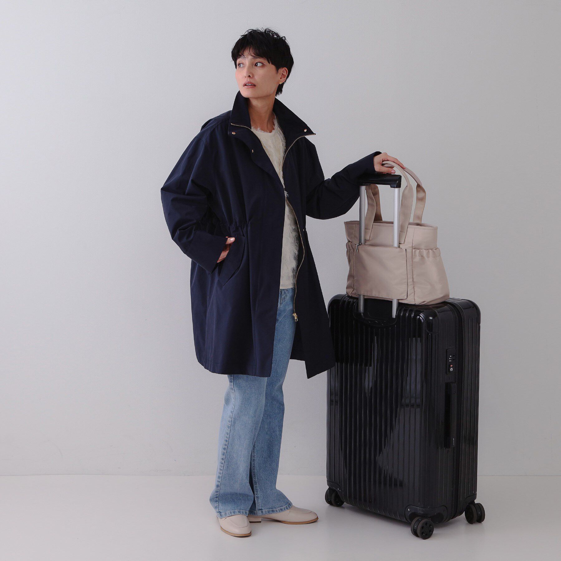 OPAQUE.CLIP「【A4サイズ対応／撥水加工】マルチポケットトートバッグ」|トートバッグ|