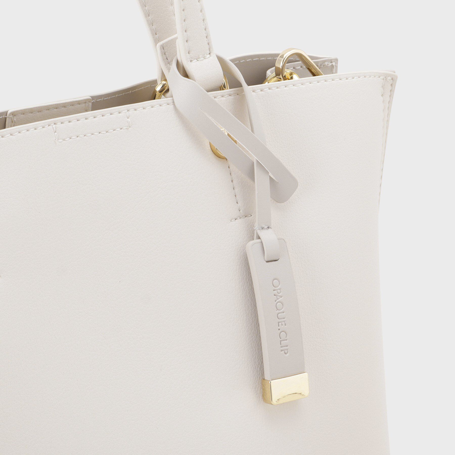 OPAQUE.CLIP「【2WAY】バイカラー3層ミドルトートバッグ」|トートバッグ|