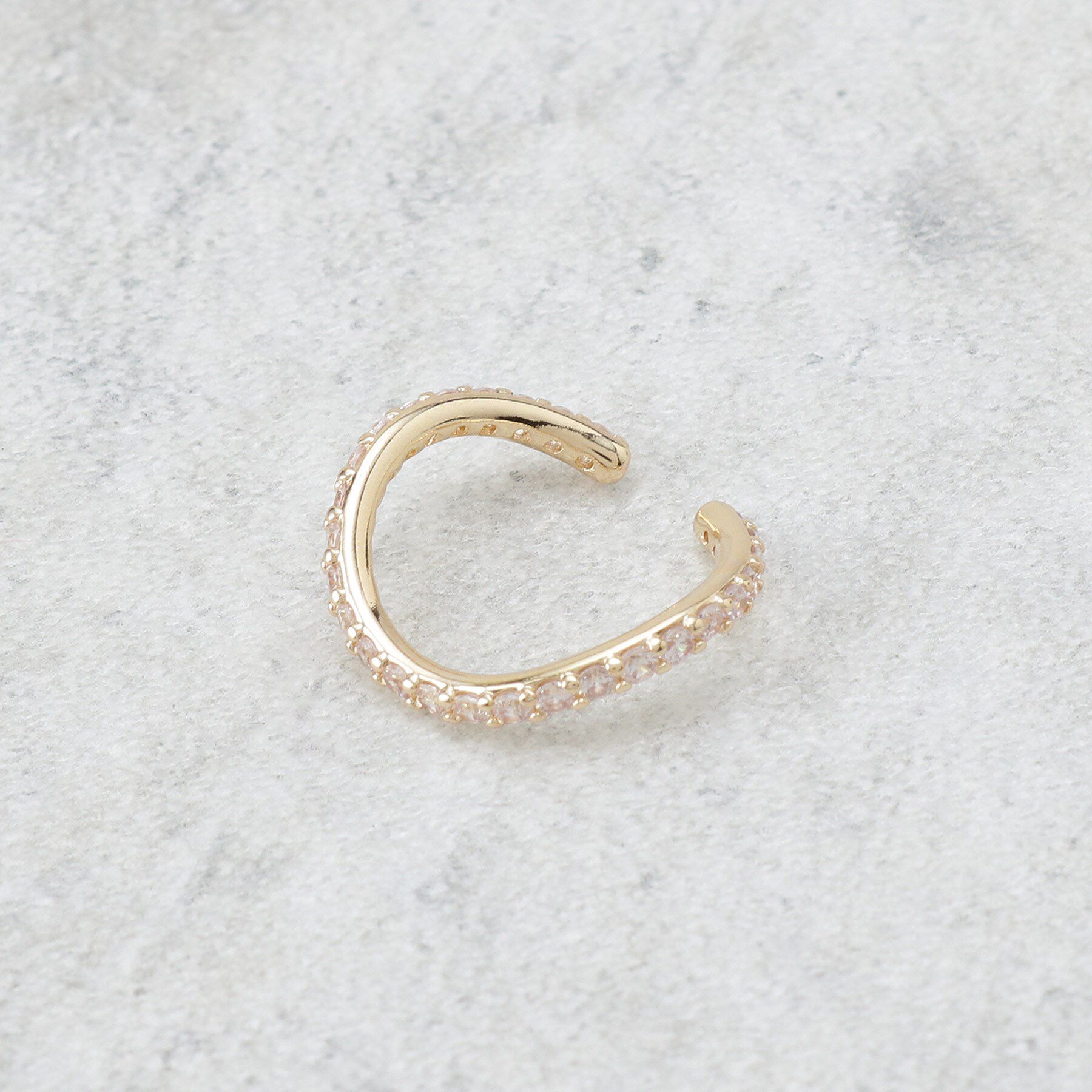 OPAQUE.CLIP「ビジュー メタル セットイヤーカフ」|イヤリング|