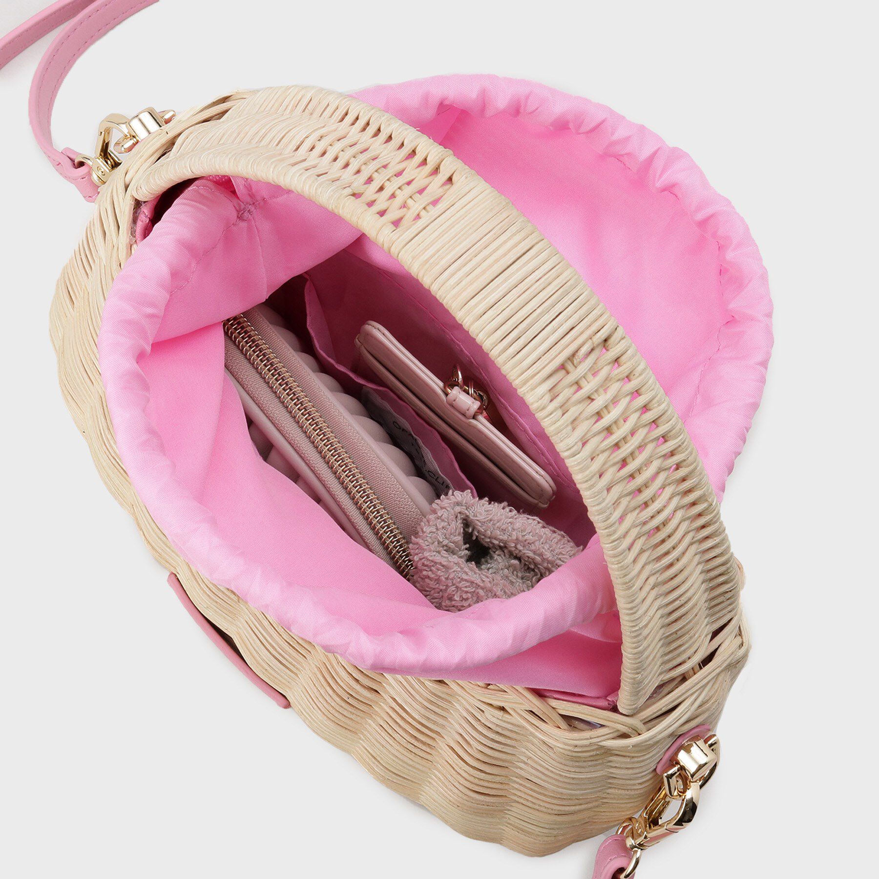 OPAQUE.CLIP「【2WAY】ラタンワンハンドルミニショルダーバッグ」|ショルダー・メッセンジャー|