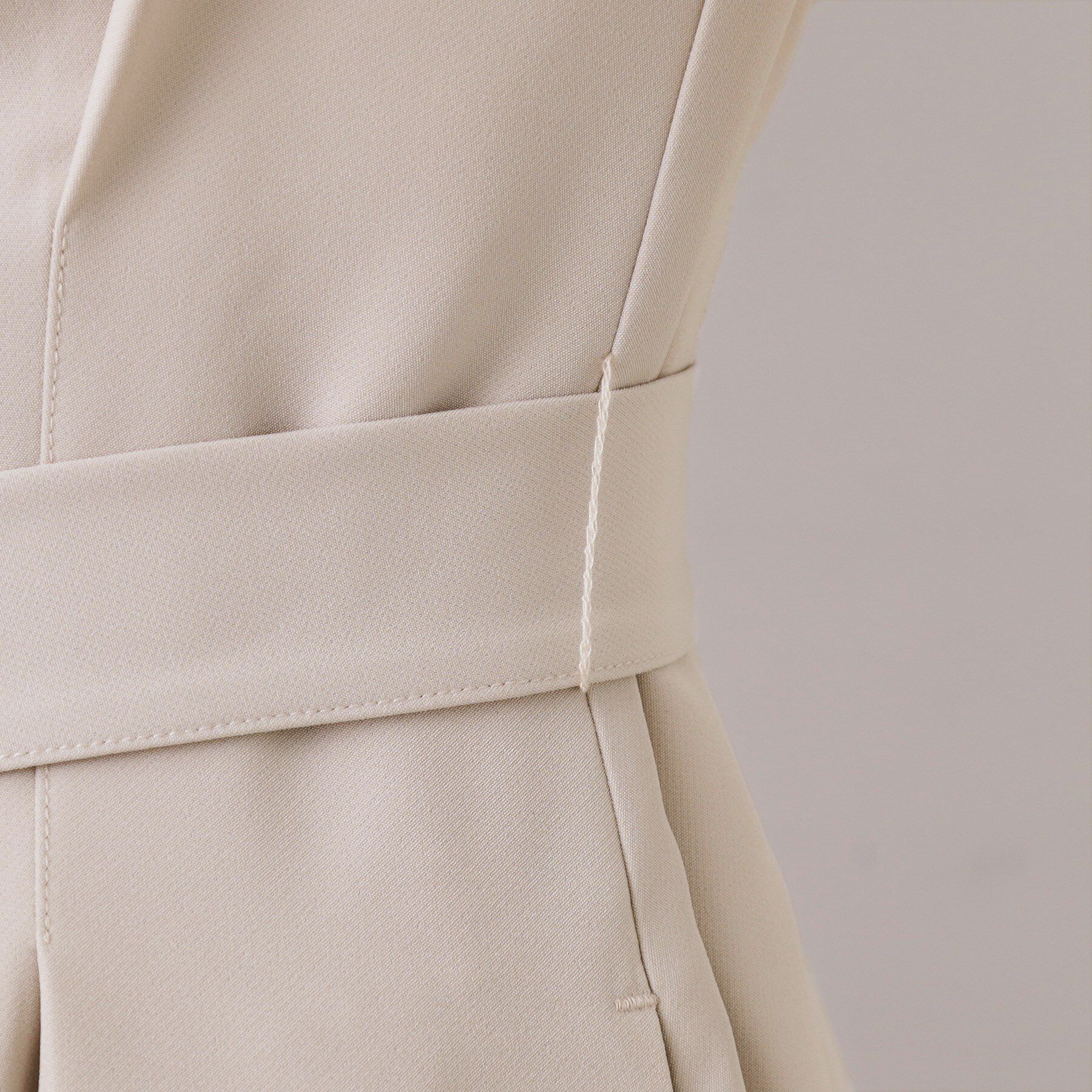 Couture broach「【ハレの日・通勤】レース袖タックフレアワンピース」|ワンピース|