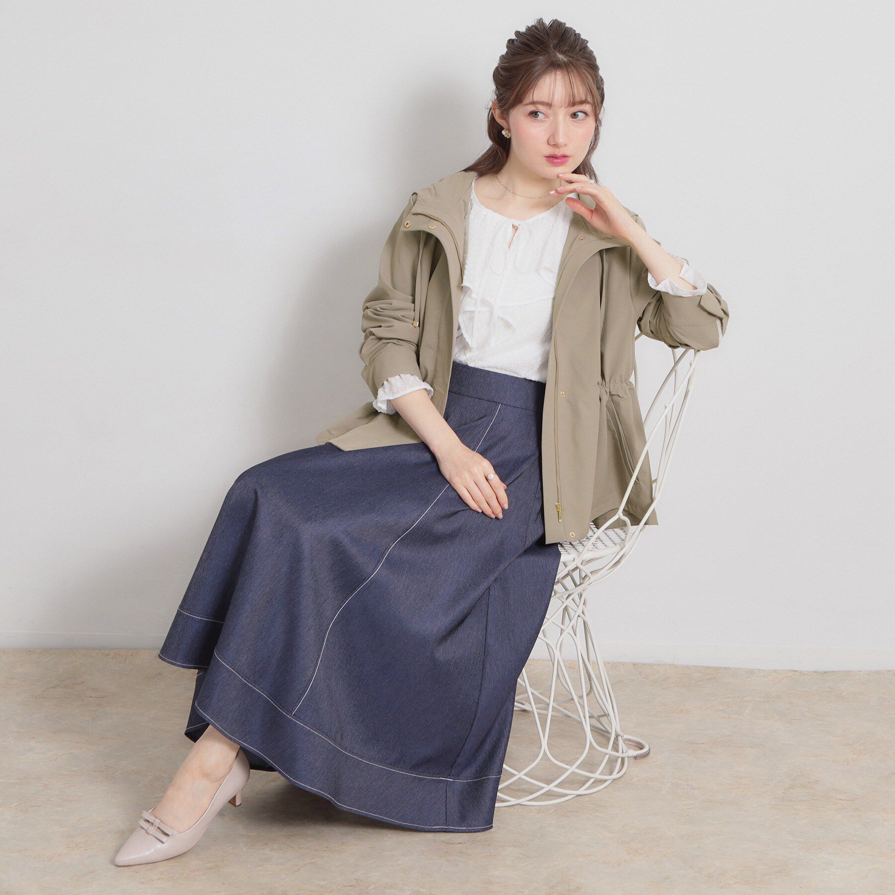 Couture broach「【撥水・洗える】愛されマンパ」|ブルゾン・スタジャン|