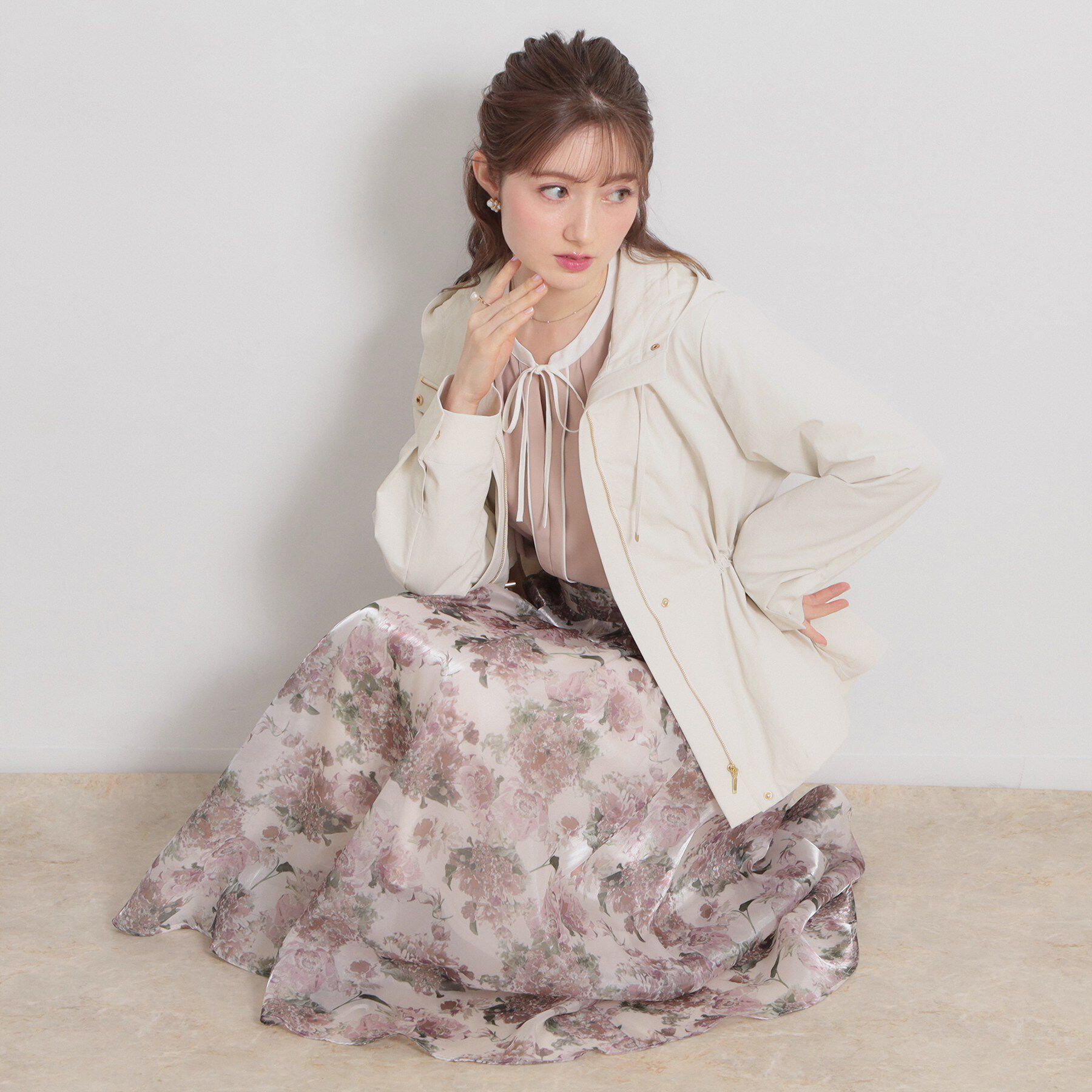 Couture broach「【撥水・洗える】愛されマンパ」|ブルゾン・スタジャン|