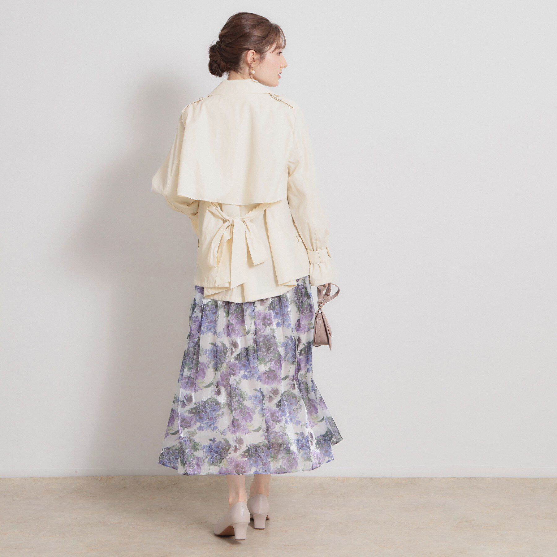 Couture broach「【撥水・洗える】ハーフ トレンチコート」|トレンチコート|