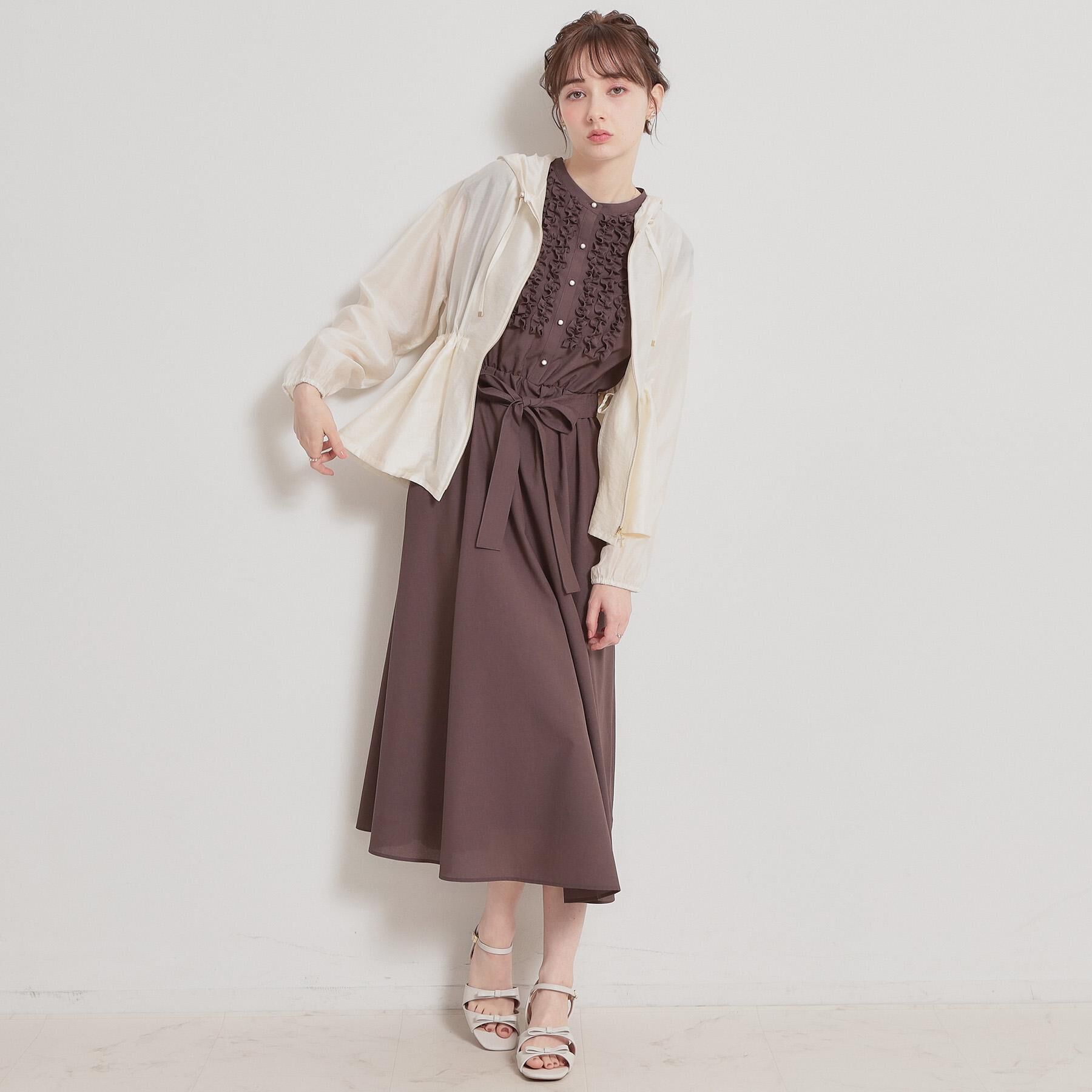 Couture broach「【洗える】愛されシアーマンパ」|ブルゾン・スタジャン|