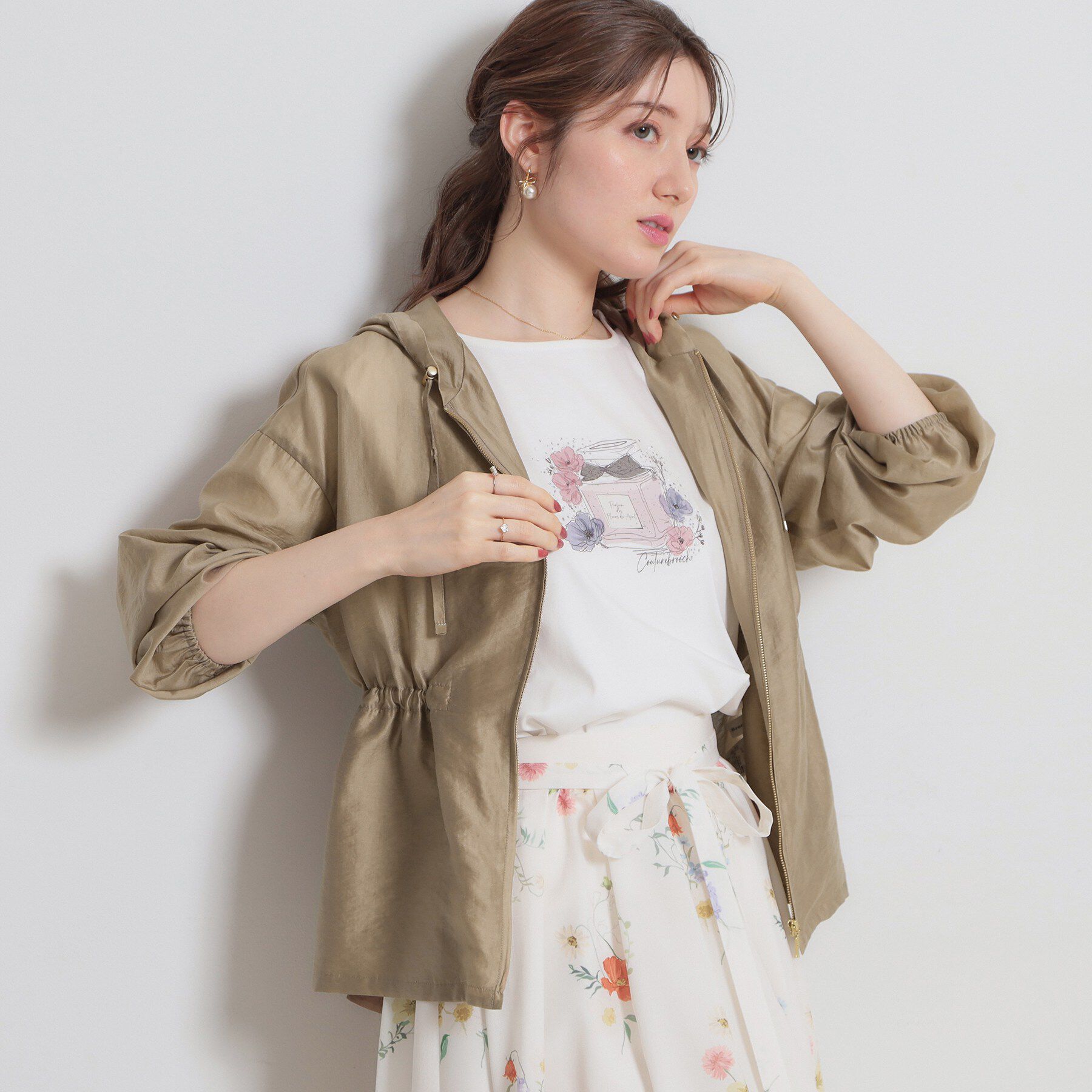 Couture broach「【洗える】愛されシアーマンパ」|ブルゾン・スタジャン|