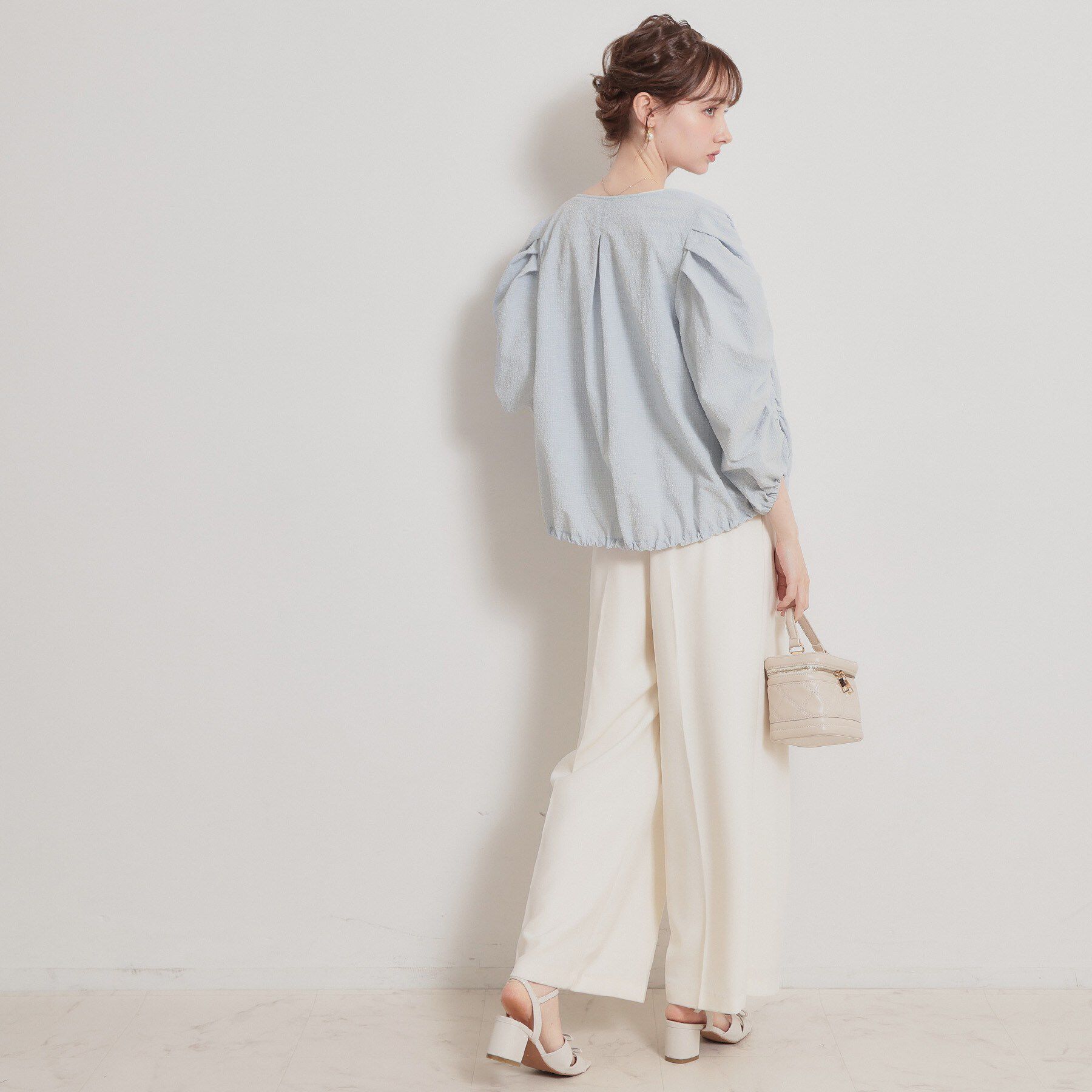 Couture broach「カラミタンブラーノーカラーブルゾン」|ブルゾン・スタジャン|