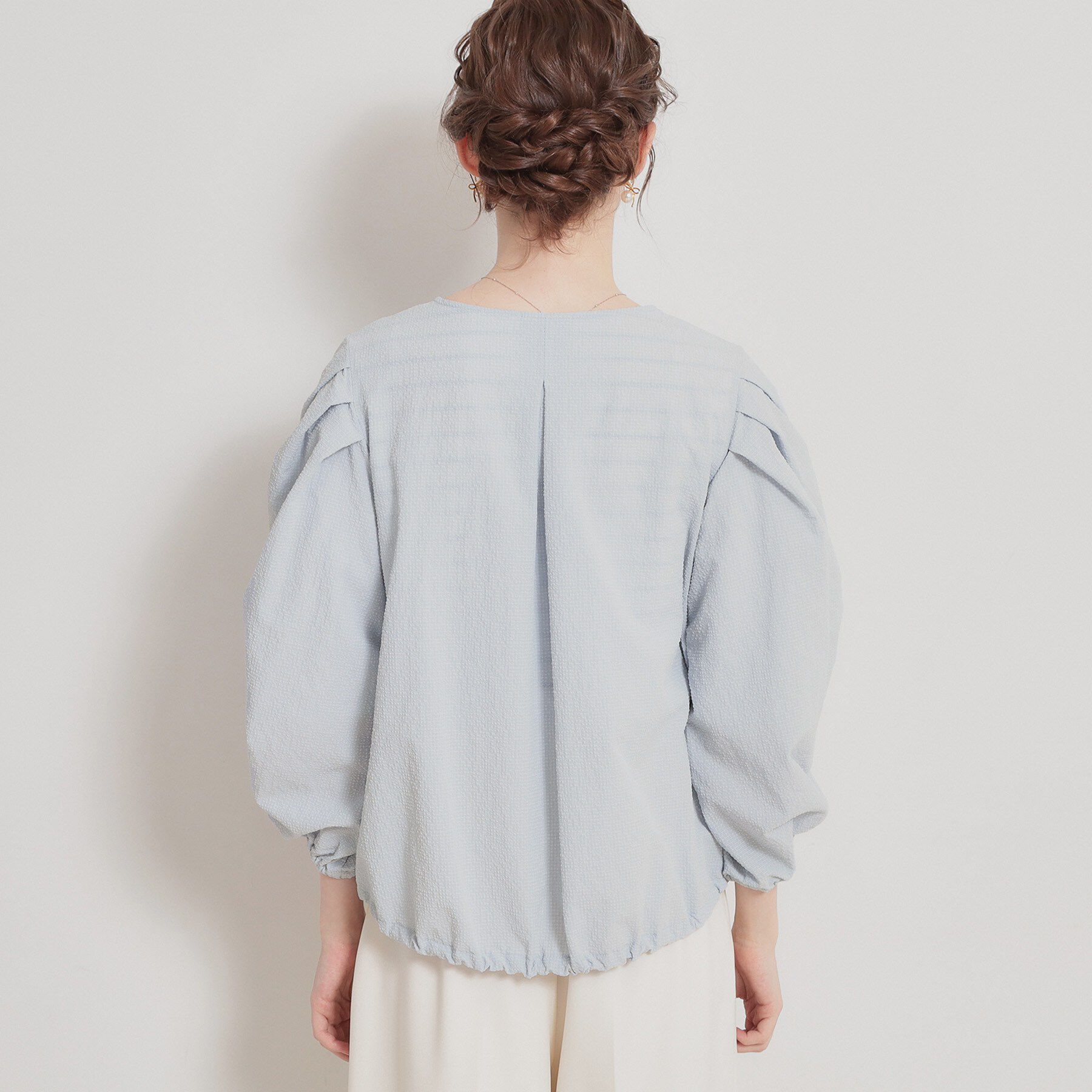 Couture broach「カラミタンブラーノーカラーブルゾン」|ブルゾン・スタジャン|