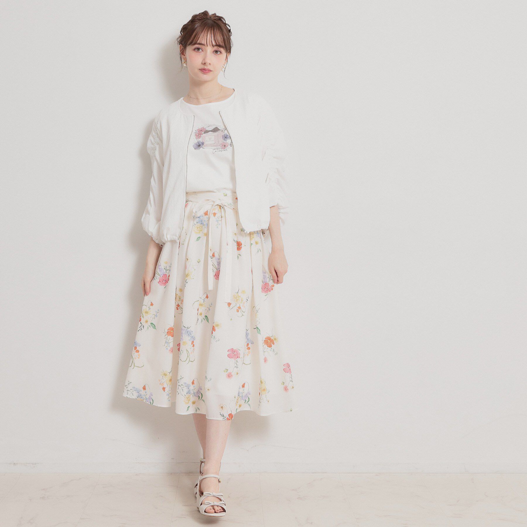 Couture broach「カラミタンブラーノーカラーブルゾン」|ブルゾン・スタジャン|