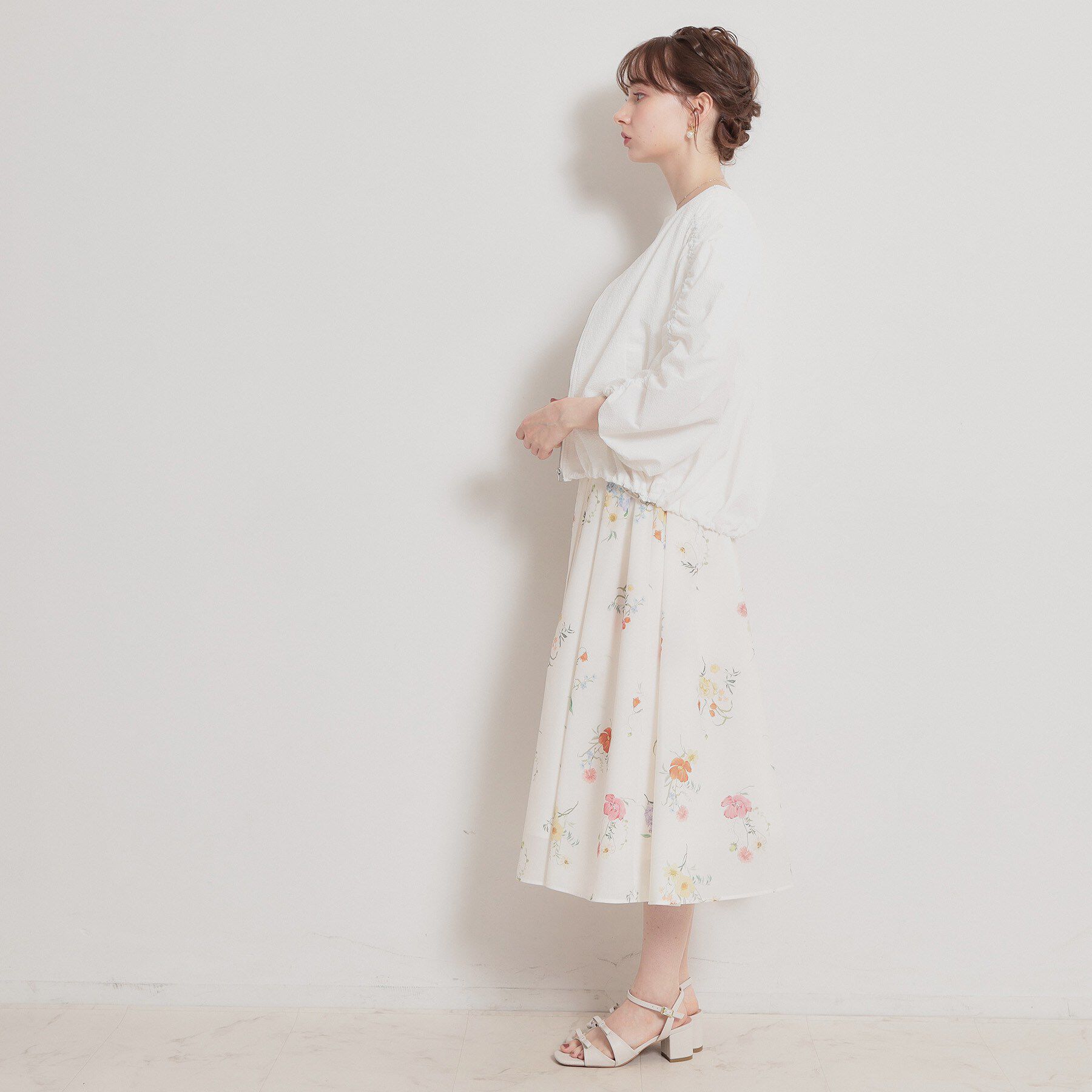 Couture broach「カラミタンブラーノーカラーブルゾン」|ブルゾン・スタジャン|