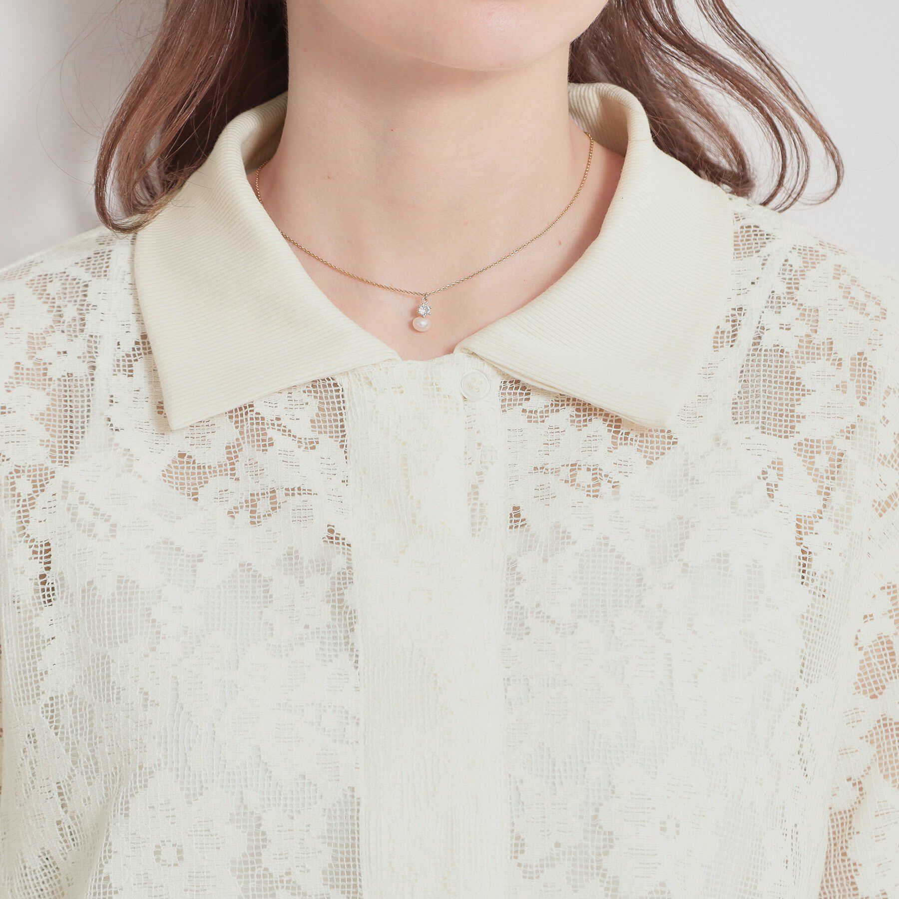 Couture broach「フラワーエンブロイダリーブラウス」|シャツ・ブラウス|