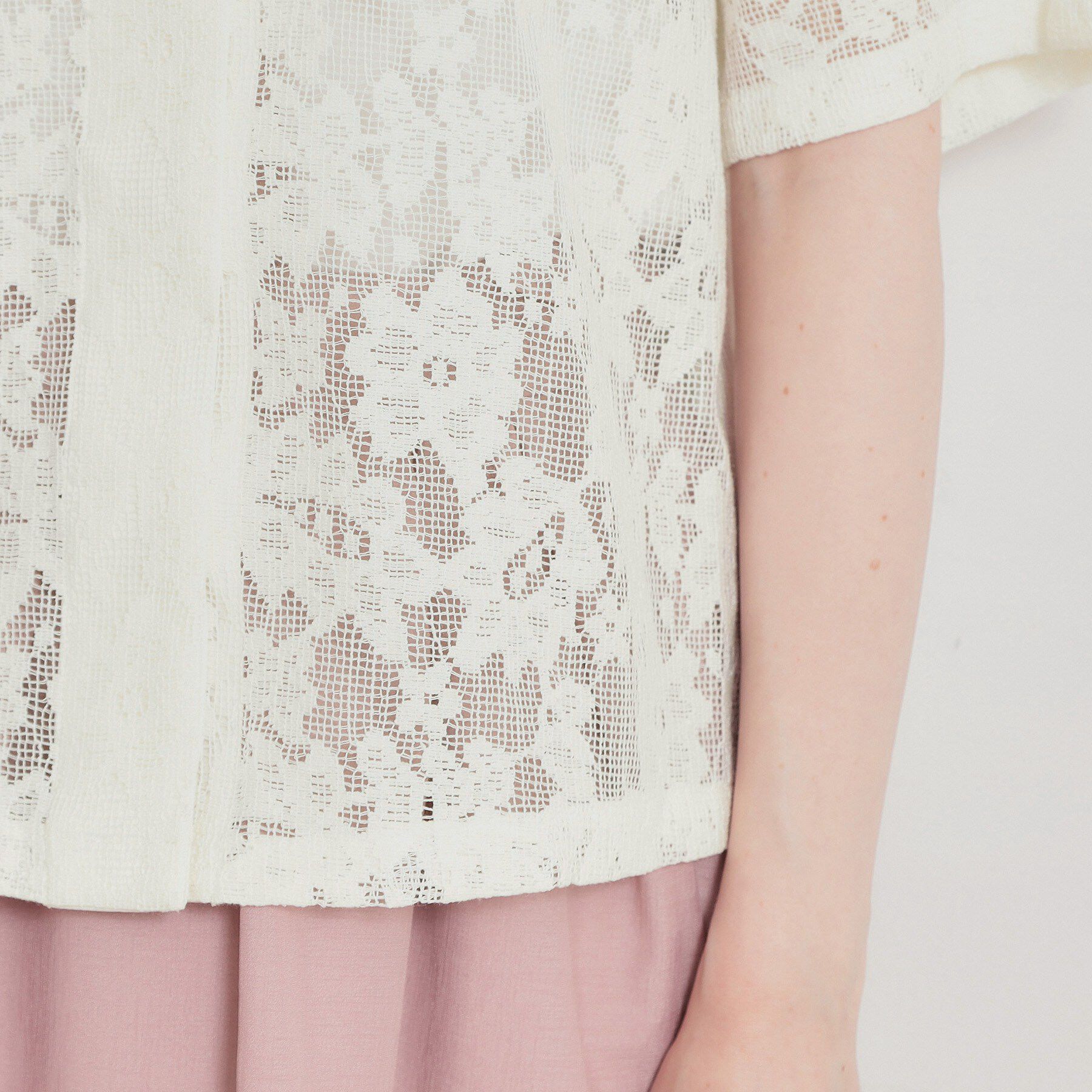 Couture broach「フラワーエンブロイダリーブラウス」|シャツ・ブラウス|