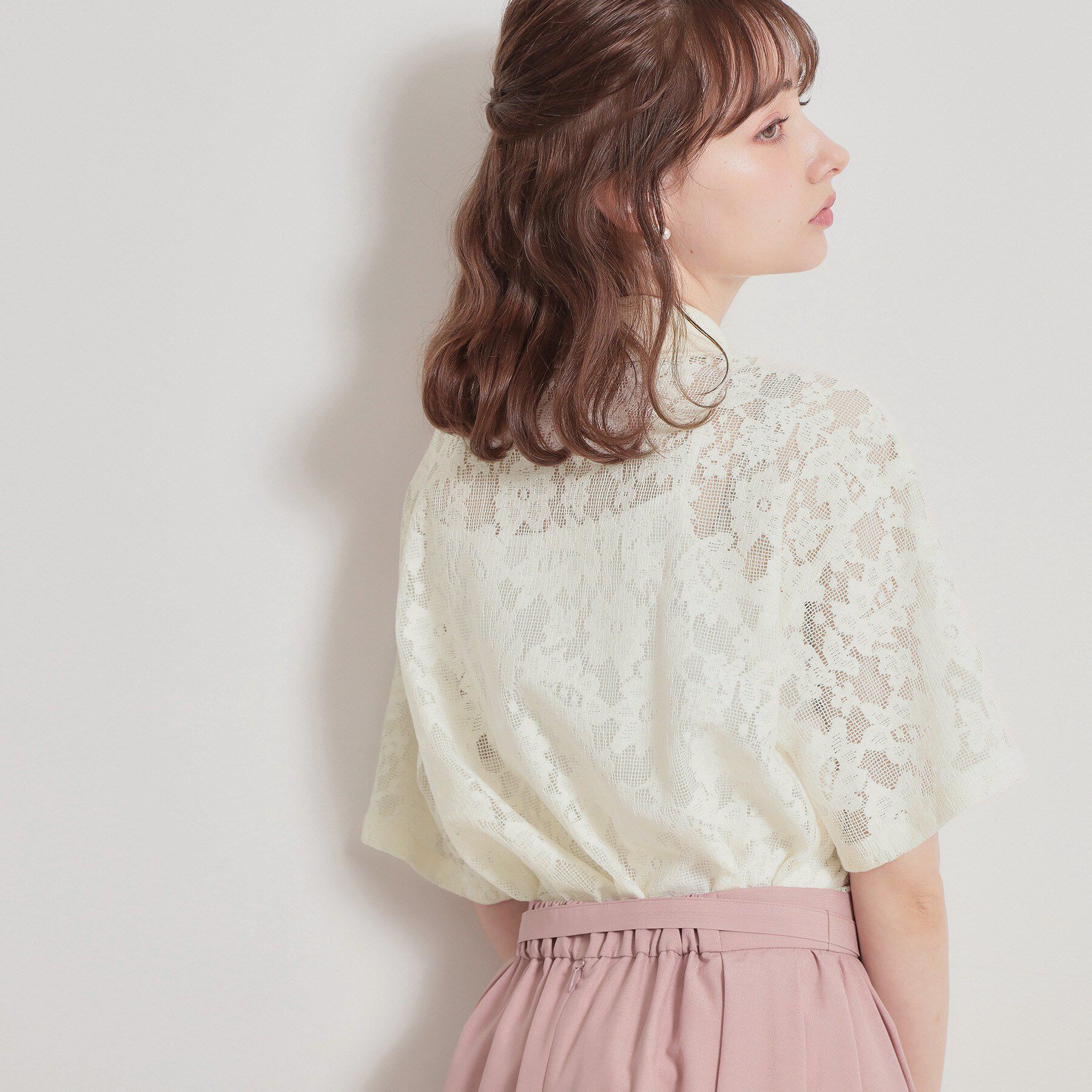 Couture broach「フラワーエンブロイダリーブラウス」|シャツ・ブラウス|