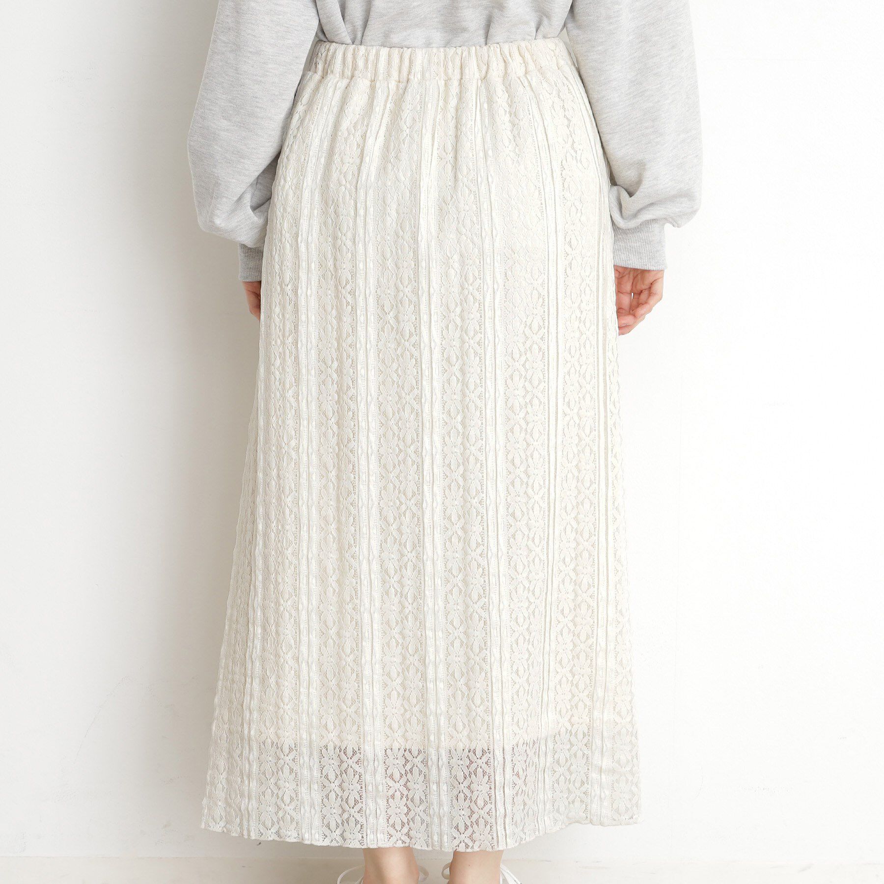 THE SHOP TK「レーススカート【洗える】」|スカート|