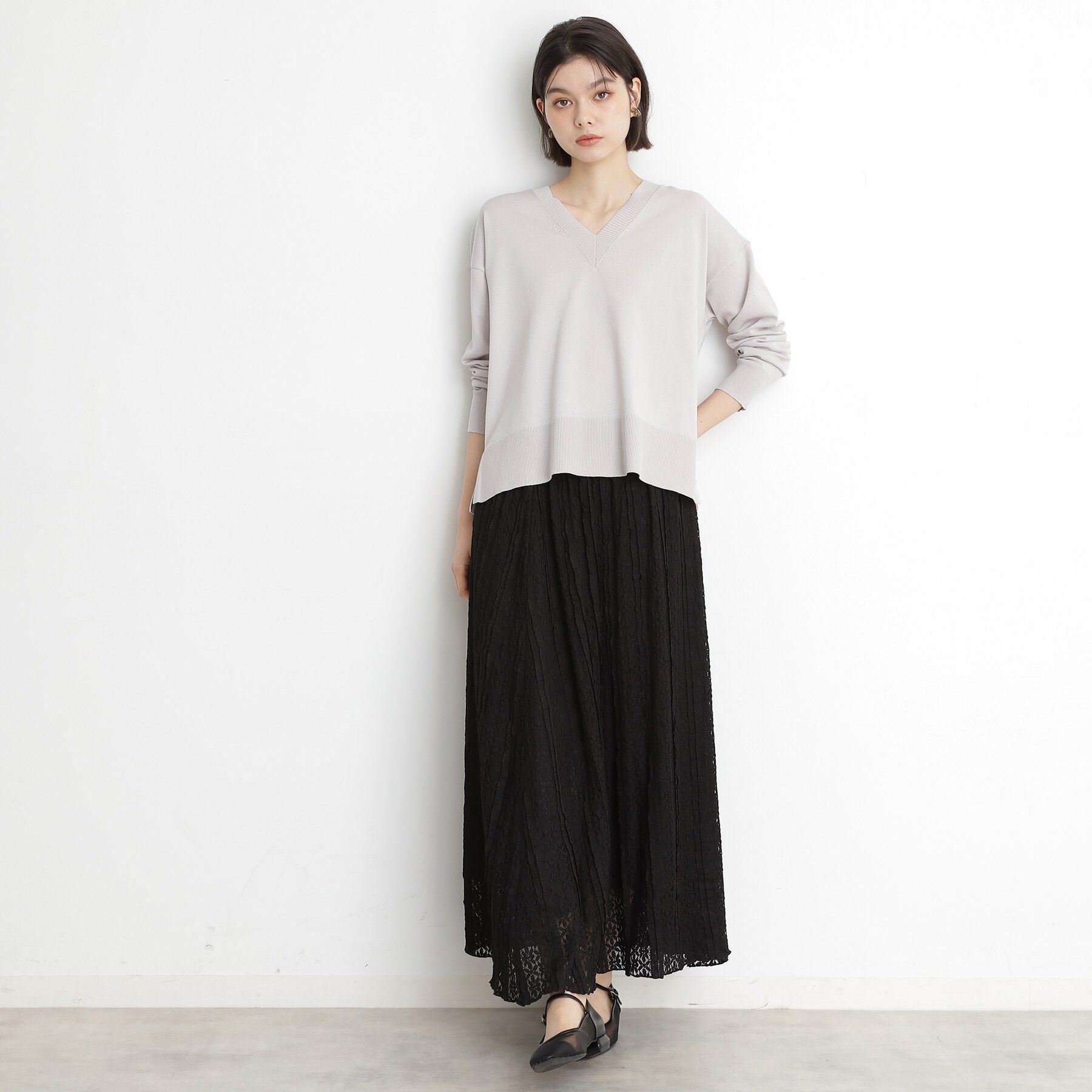 THE SHOP TK「レーススカート【洗える】」|スカート|