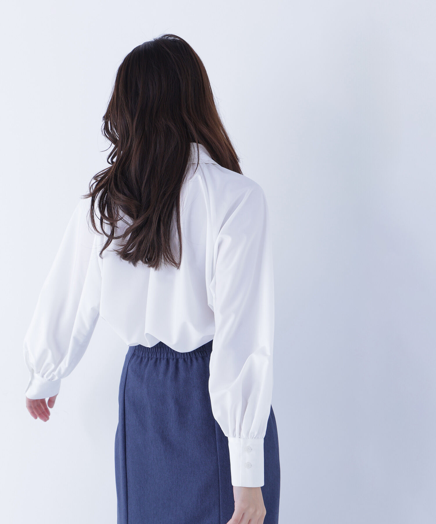  「スキッパーリボンタイブラウス」|シャツ・ブラウス|
