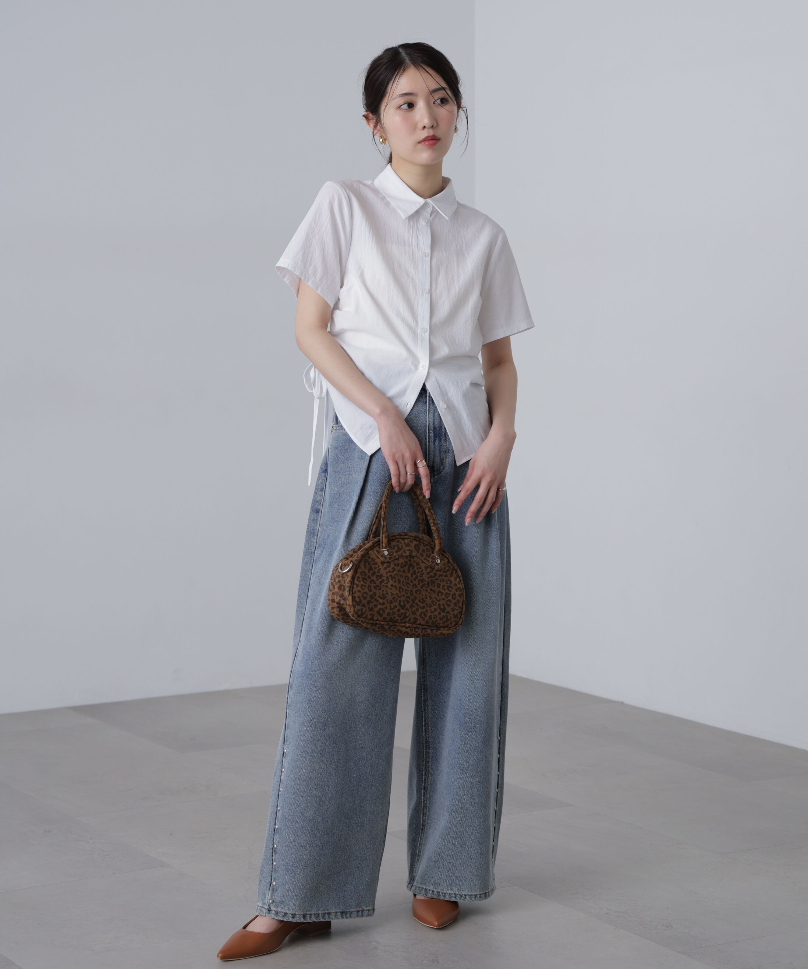  「ドロストチェックシャツ」|シャツ・ブラウス|